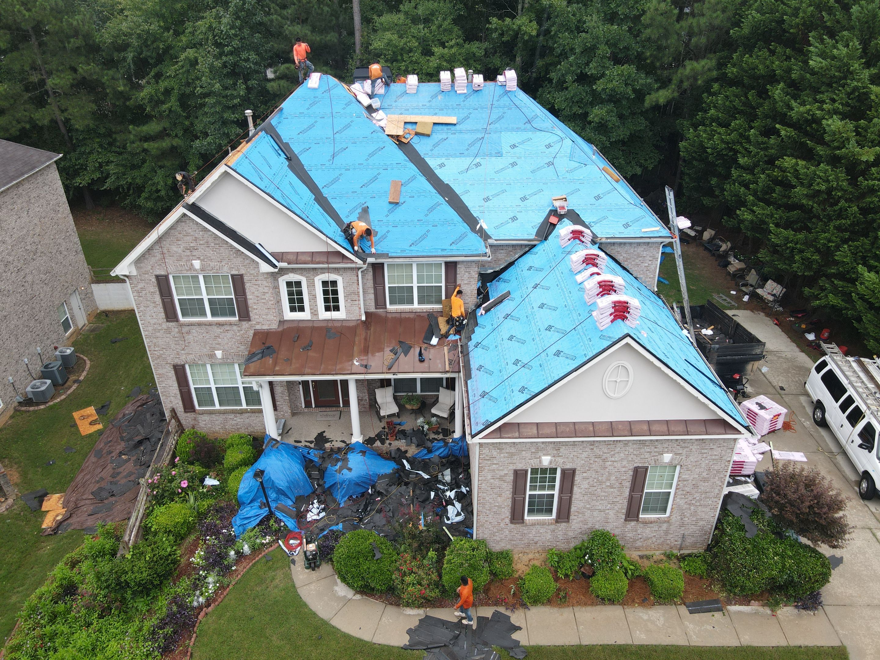Residential Roofing Installation using Owens Corning by Inspector Roofing and Restoration