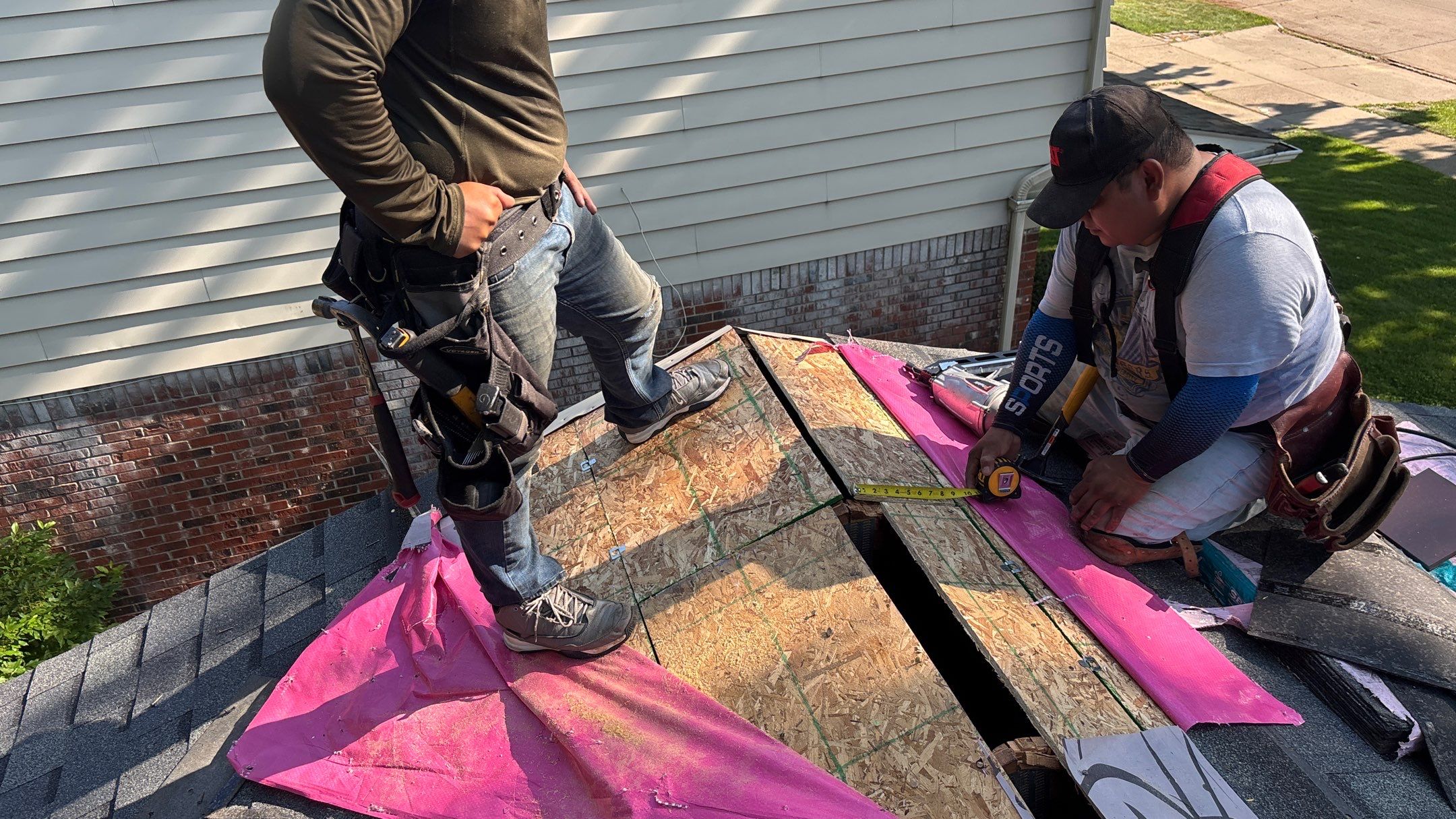 Roof Replacement using Owens Corning Estate Gray by 180 Contractors