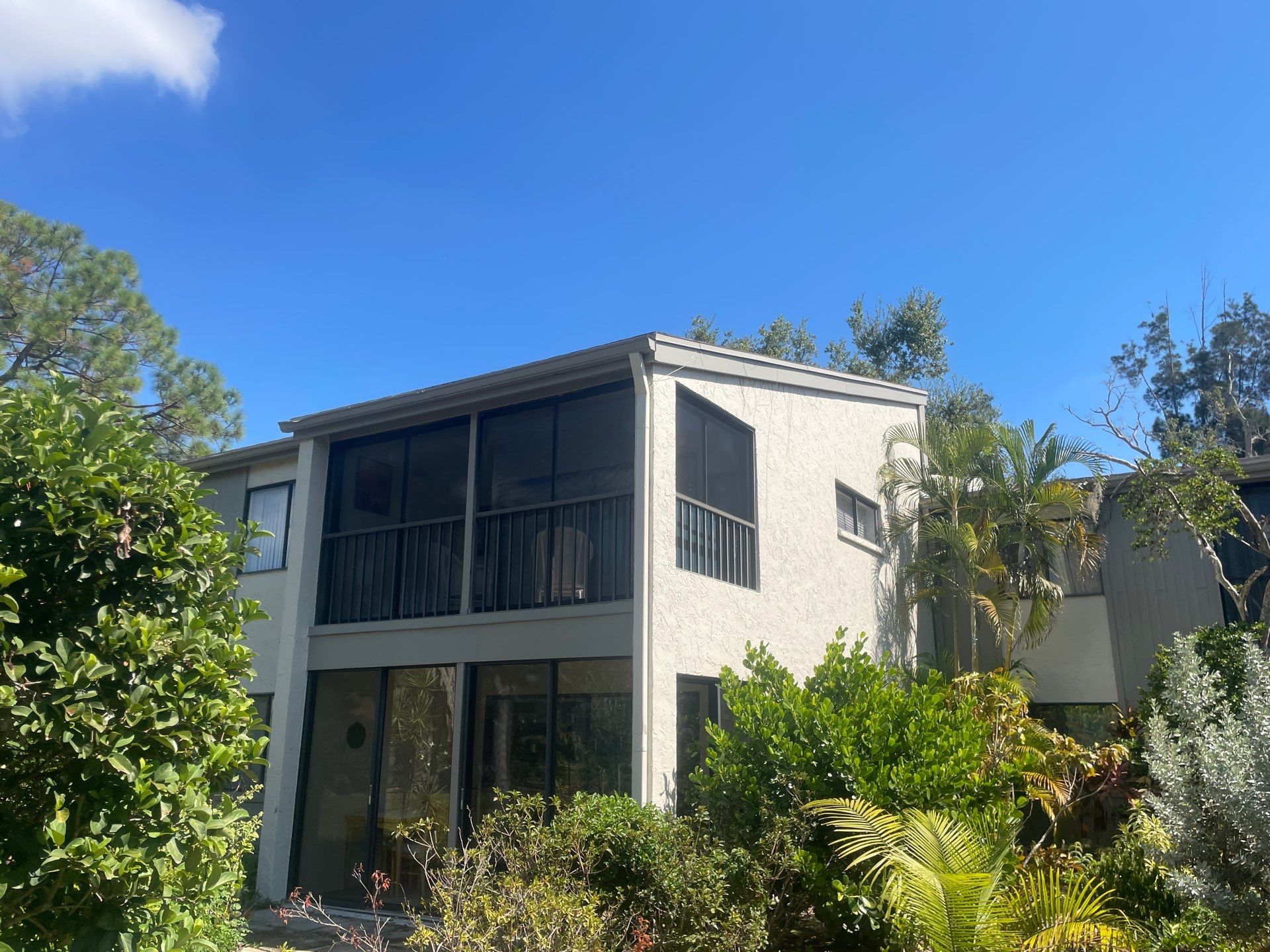 White Gutters Repair and Installation in Sarasota FL by Gutter Professors