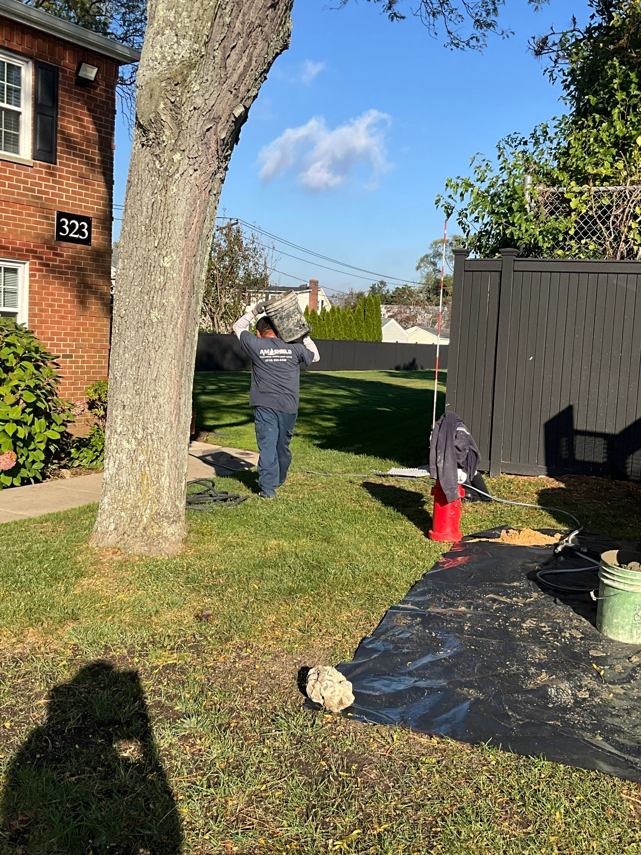 301 Hicksville Rd • Bethpage, NY 11714 by A.M. Shield Waterproofing, Corp.