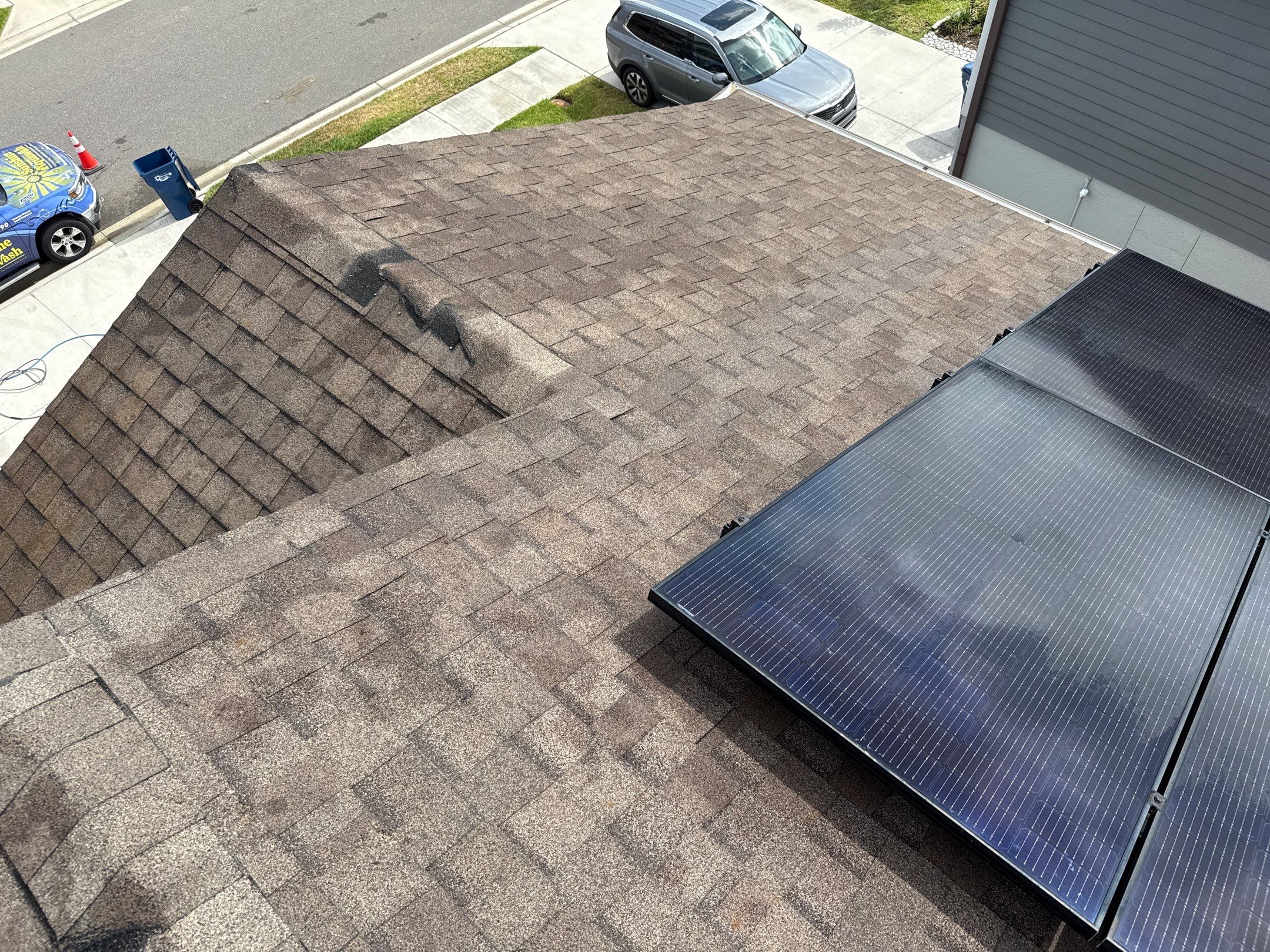 Roof Soft Wash, Pool Deck & Screen Enclosure Cleaning – Trevesta Community, Palmetto, FL by Sunshine AquaWash