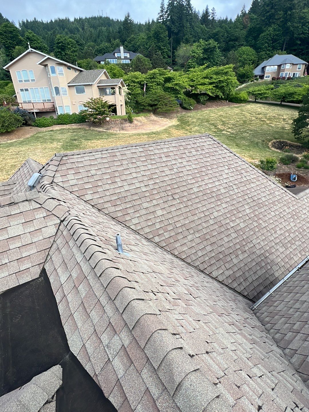 Residential Roofing Installation using Malarkey Windsor 50 Year Shingle (Color: Storm Grey) by Orezona Building & Roofing Company, Inc.