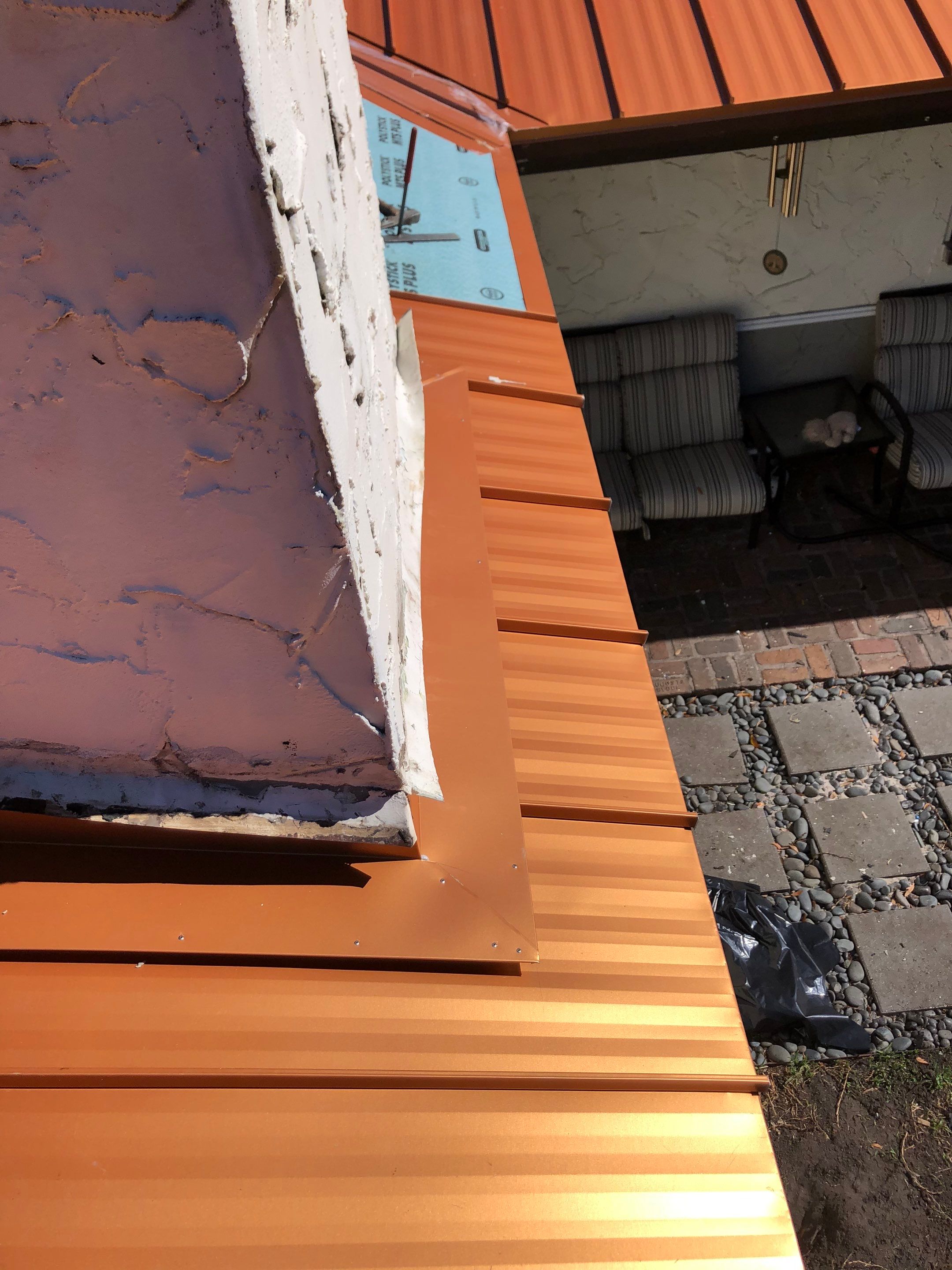 Residential Re-Roof using MS Metals, Copper Penny, Standing Seam. by First Due Roofing