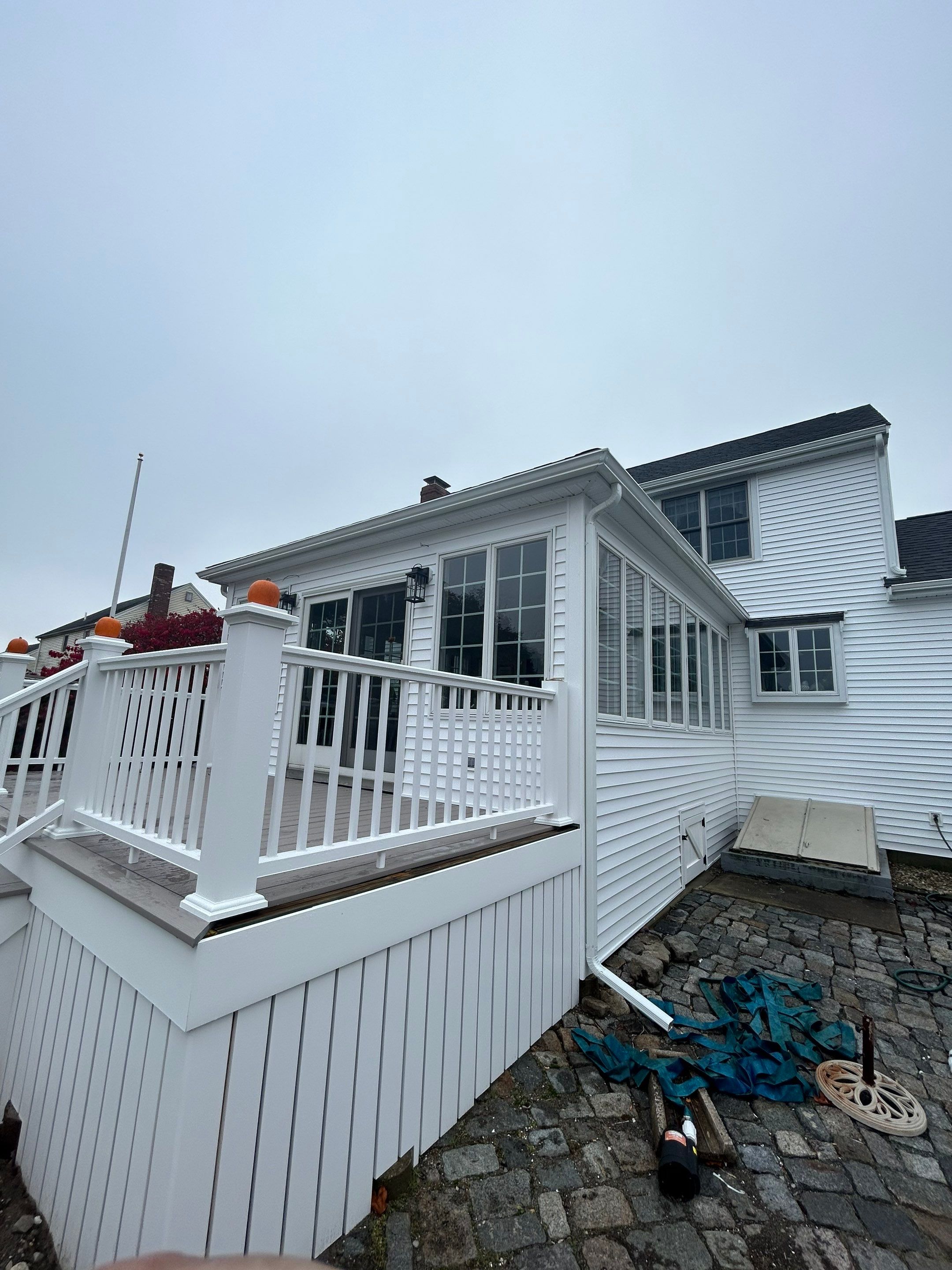 Weymouth, MA Gutter Installation using 5" K-Style Aluminum Gutter by Gutter Pro Enterprises