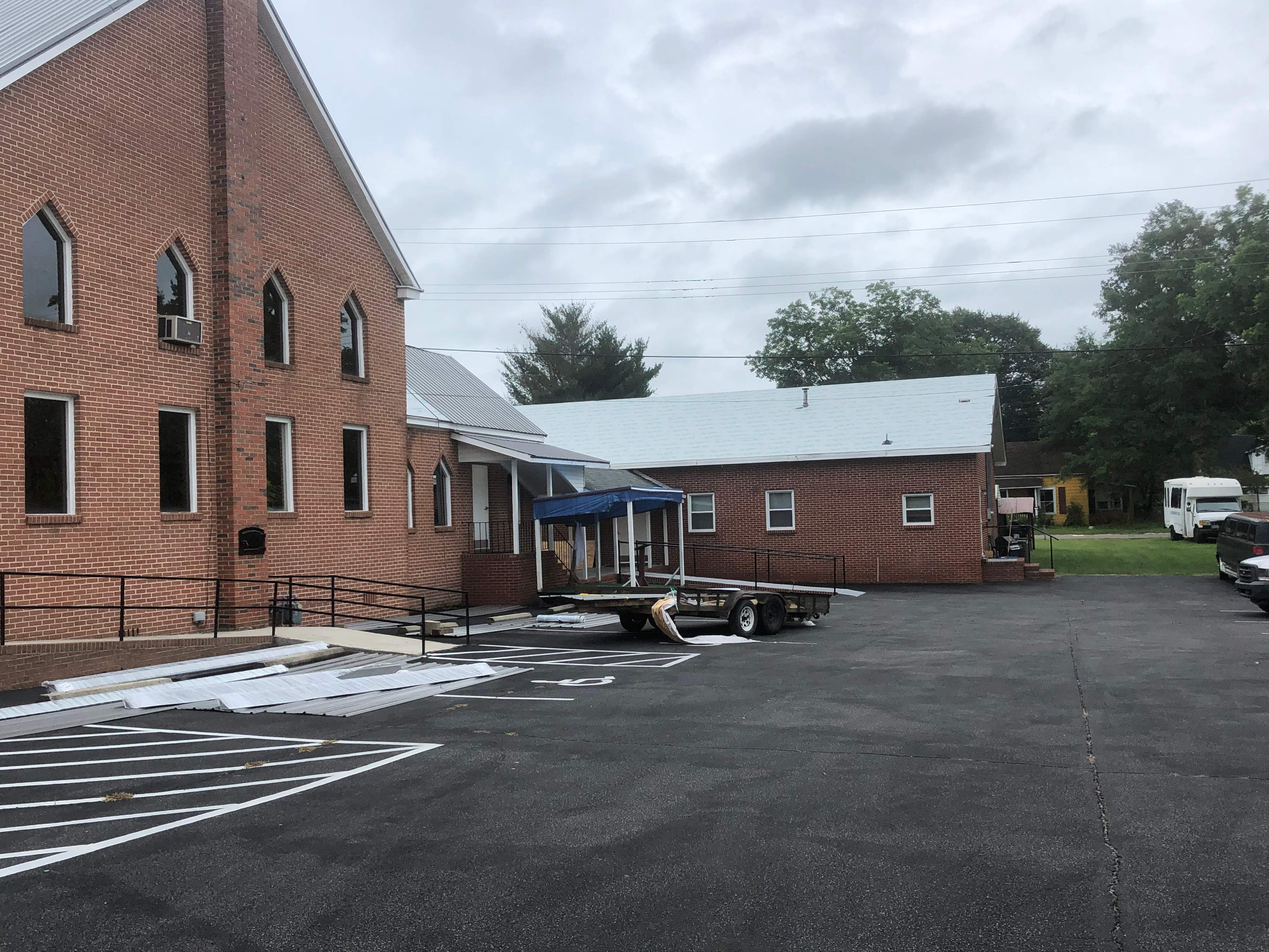 Commercial Roofing Installation - East Laurinburg Baptist Church by American Roofing NC