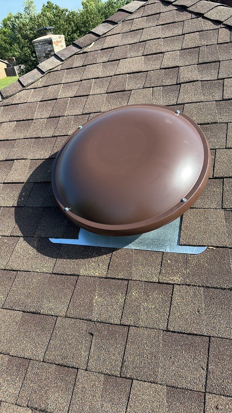 roof, vent, and skylight replacement in Edmond by McCann's Roofing and Construction