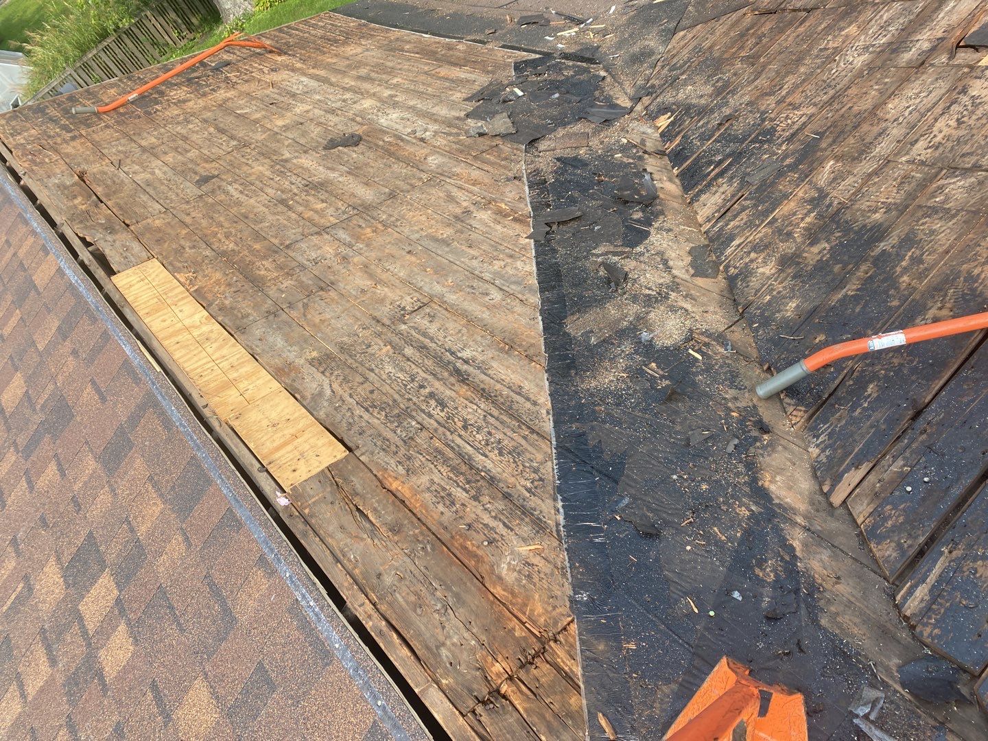Residential Roofing Installation using Owens Corning Duration Brownwood by A Plus Exterior