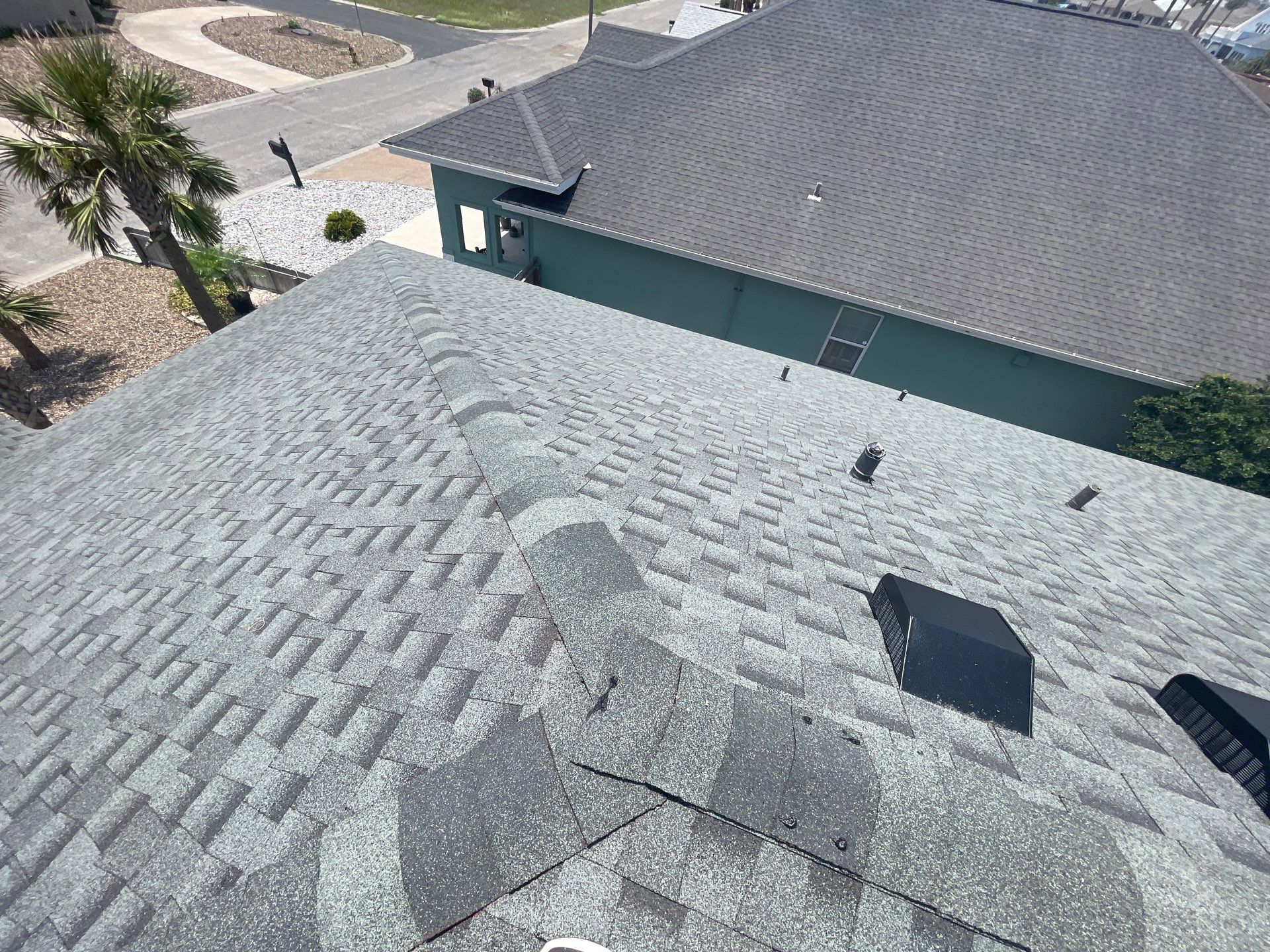 Residential Roofing Installation using GAF HDZ Slate by Lighthouse Roofing