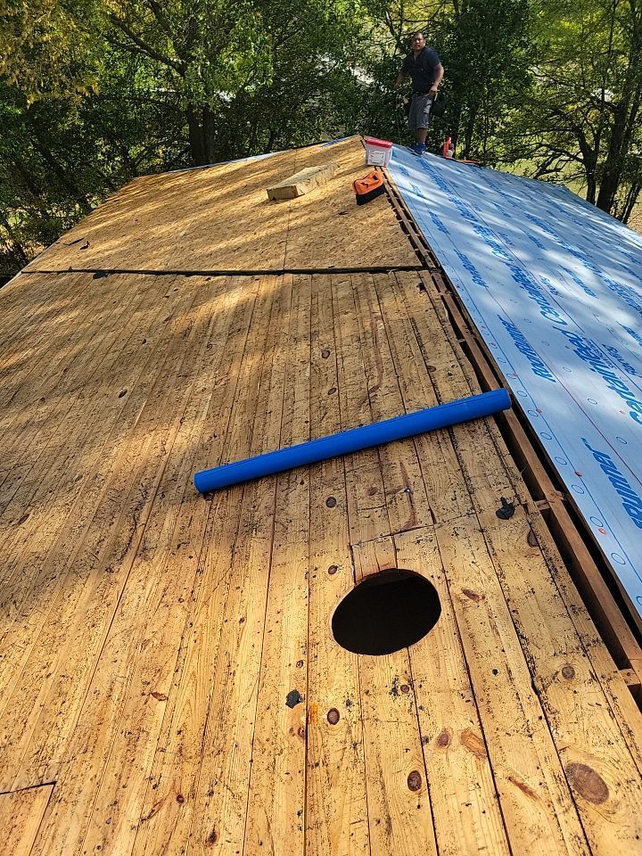 Roof Replacement using 7/16-in x 4-ft x 8-ft OSB Sheathing by RGR Construction and Roofing, LLC