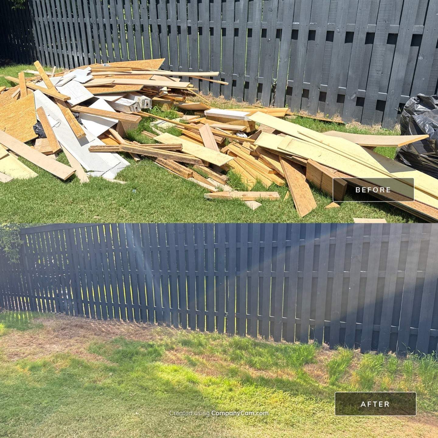 Project in Charlotte by Badger Hauling