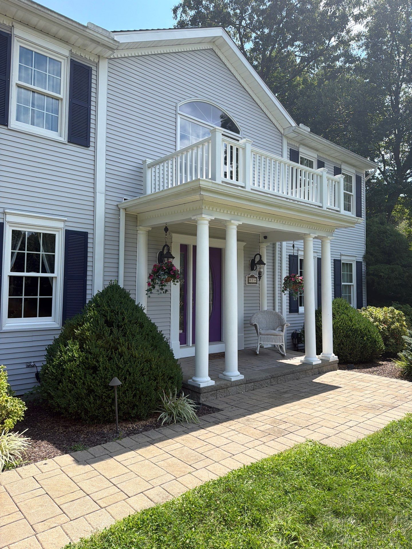 Railing replacement and new EPDM roof  by DiGiorgi Roofing and Siding Inc