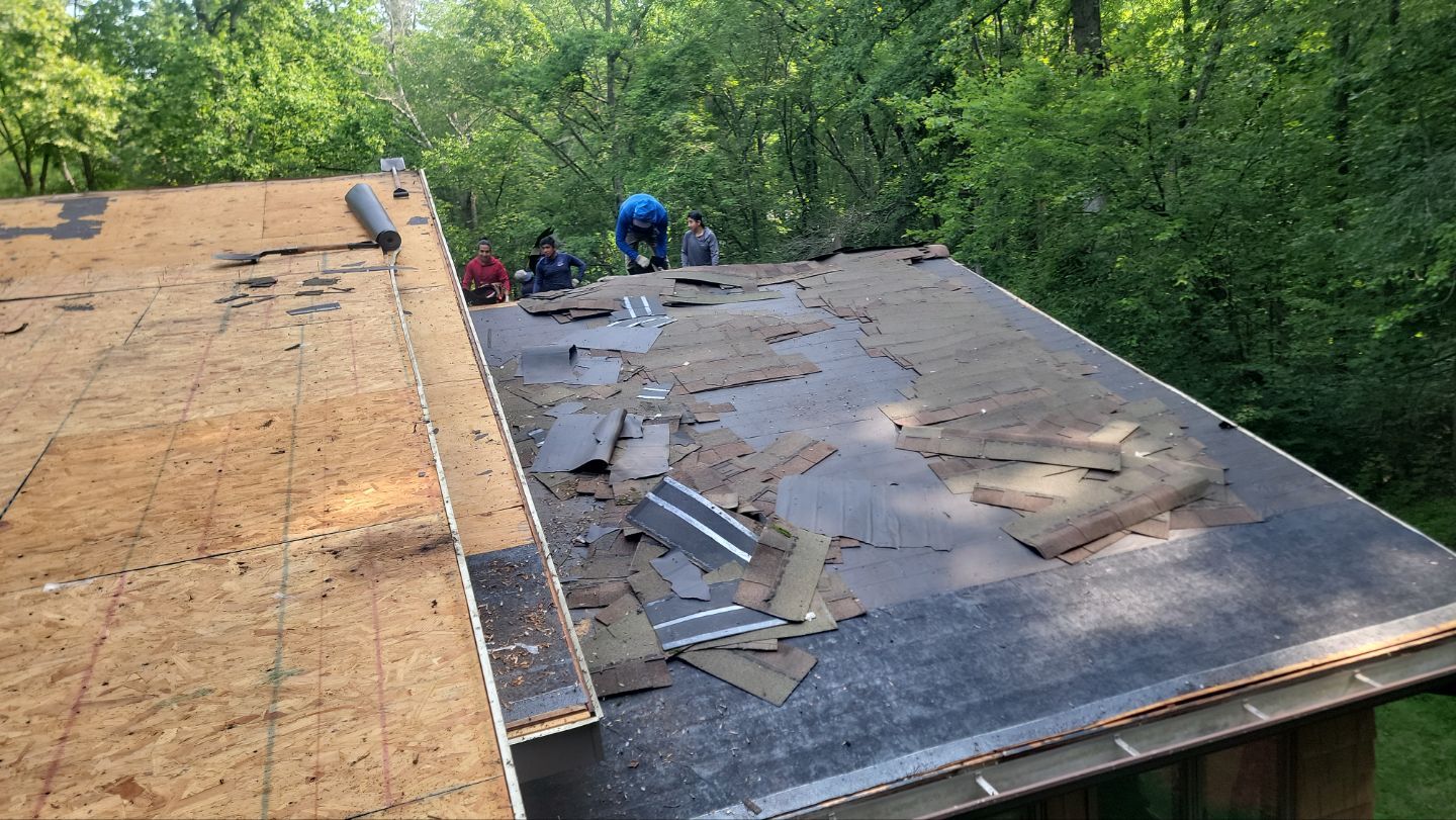 Roof Installation using GAF Timberline HDZ by ExteriorPros