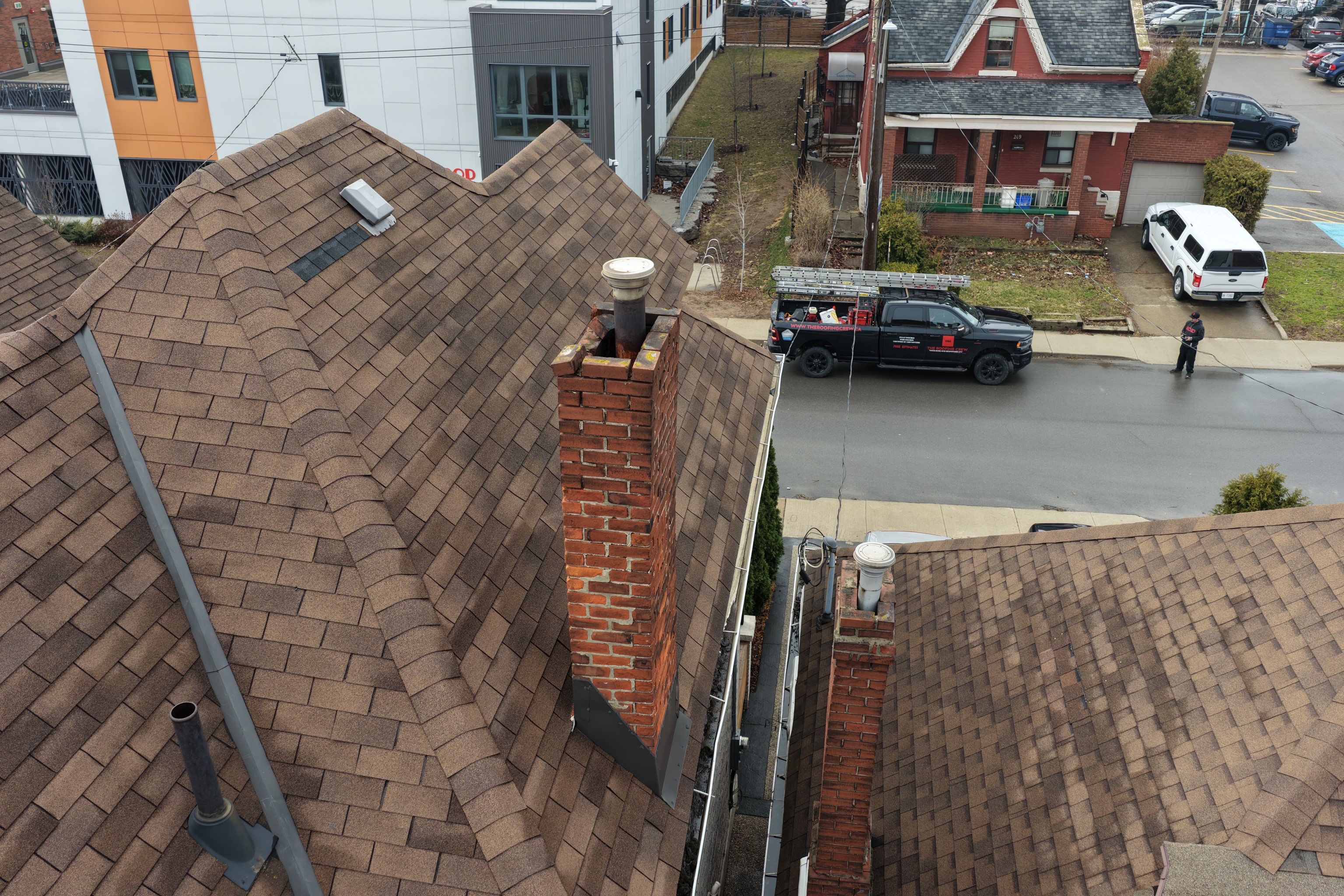 Project in Hamilton by The Roofing Crew