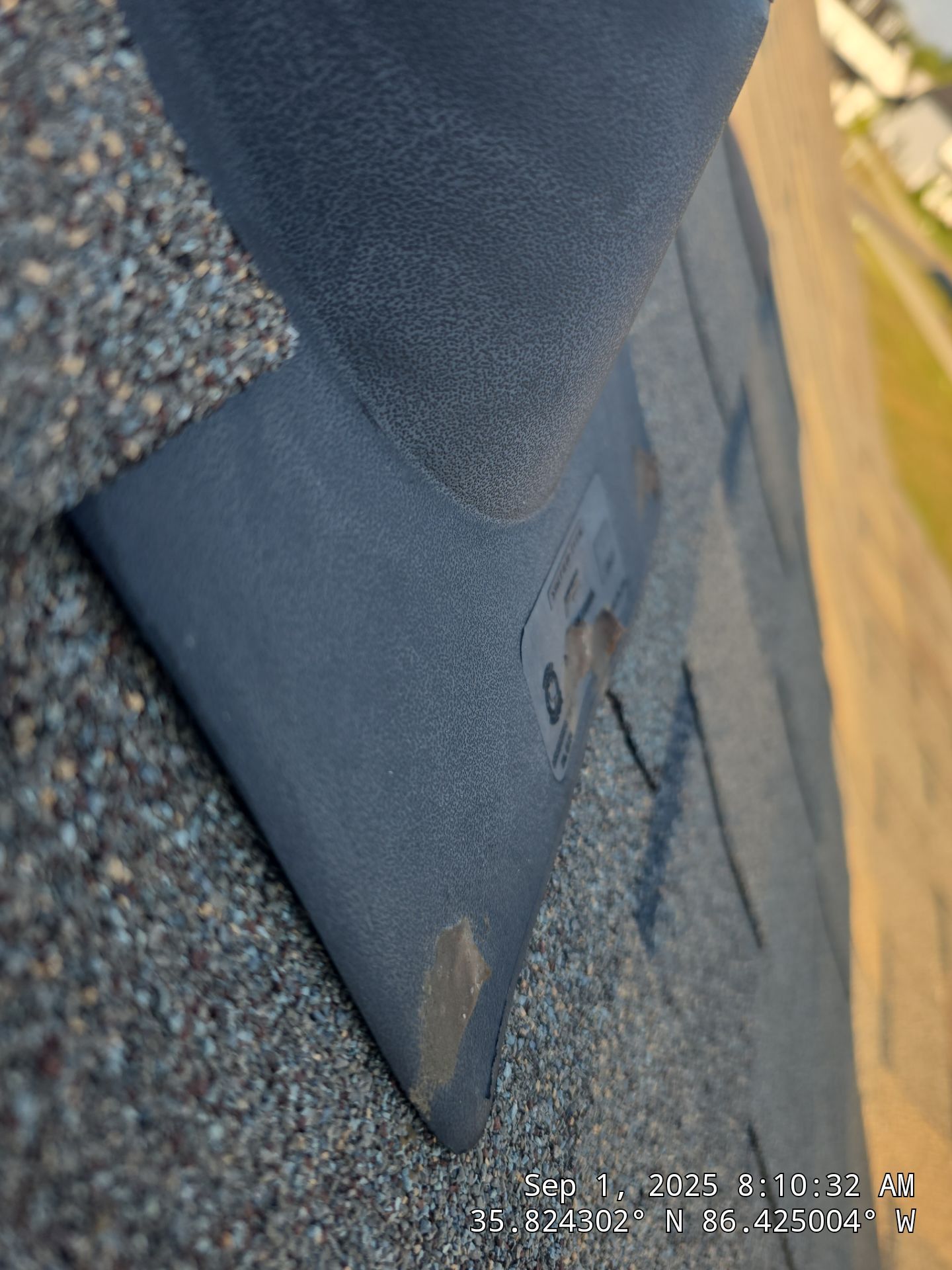 Roof/exterior inspection by ROOF REPAIR EXPERT LLC