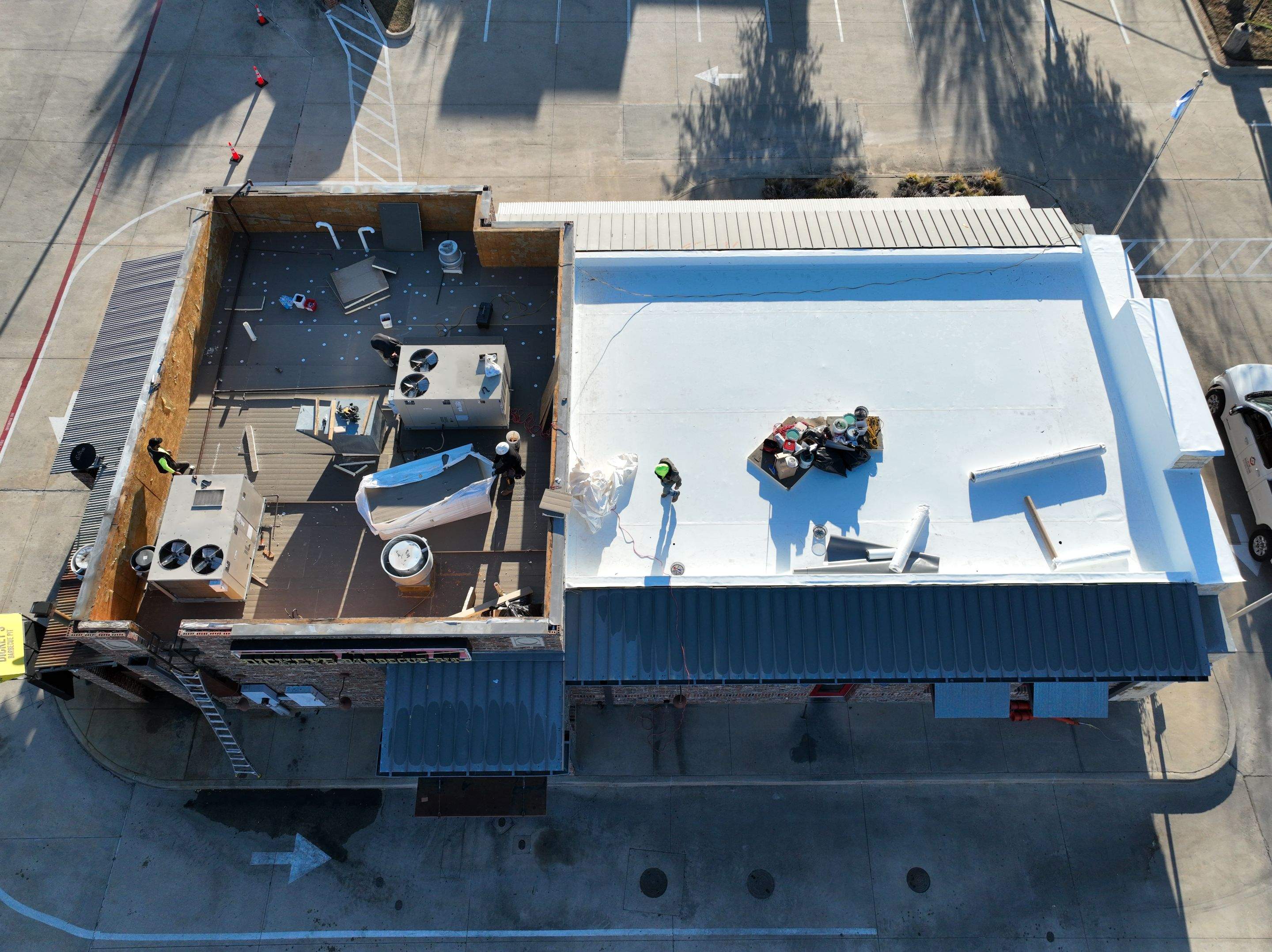 TPO Commercial Roofing Installation by 3:16 Roofing and Construction