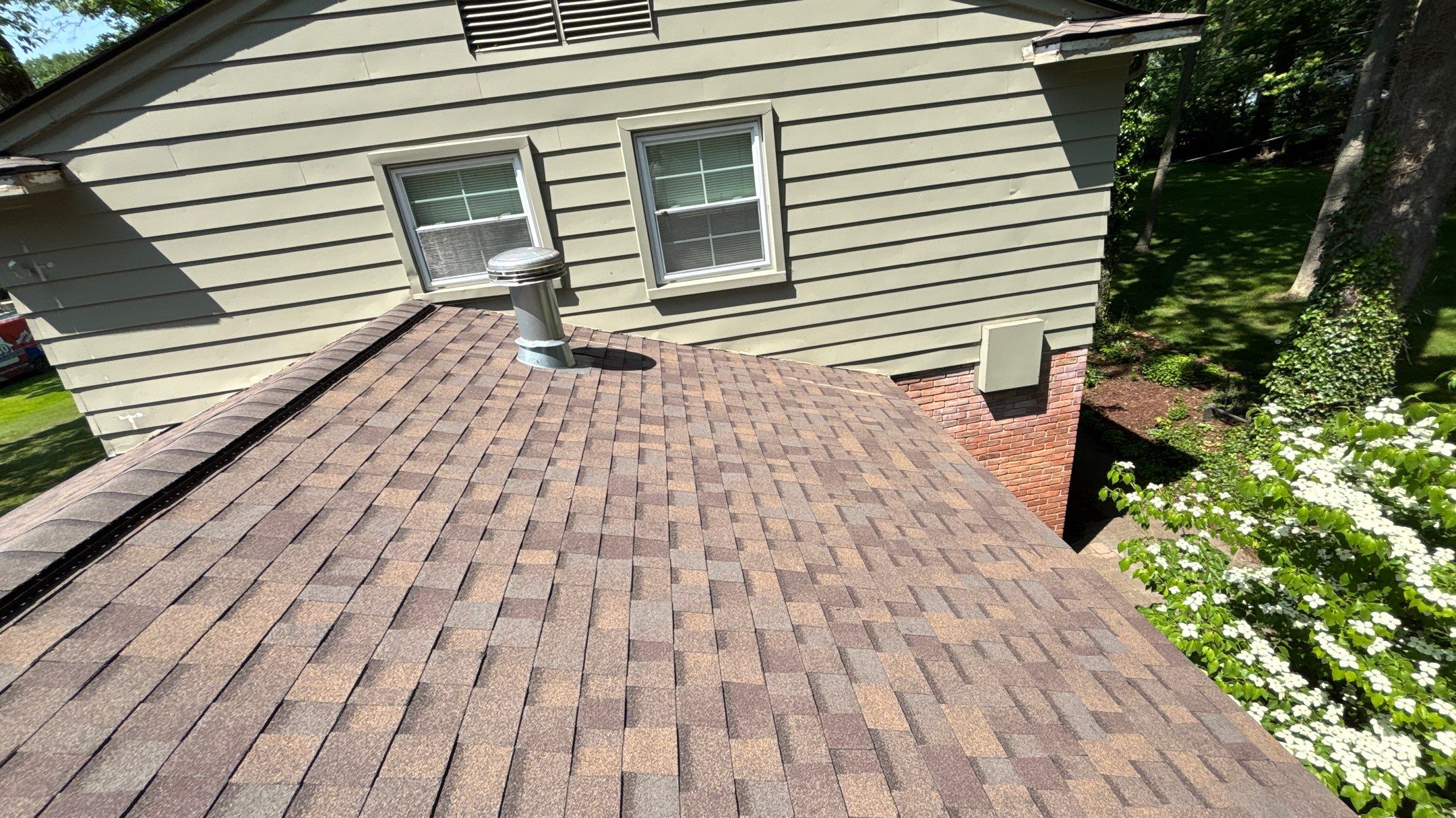 Roof Replacement using Owens Corning Teak by 180 Contractors