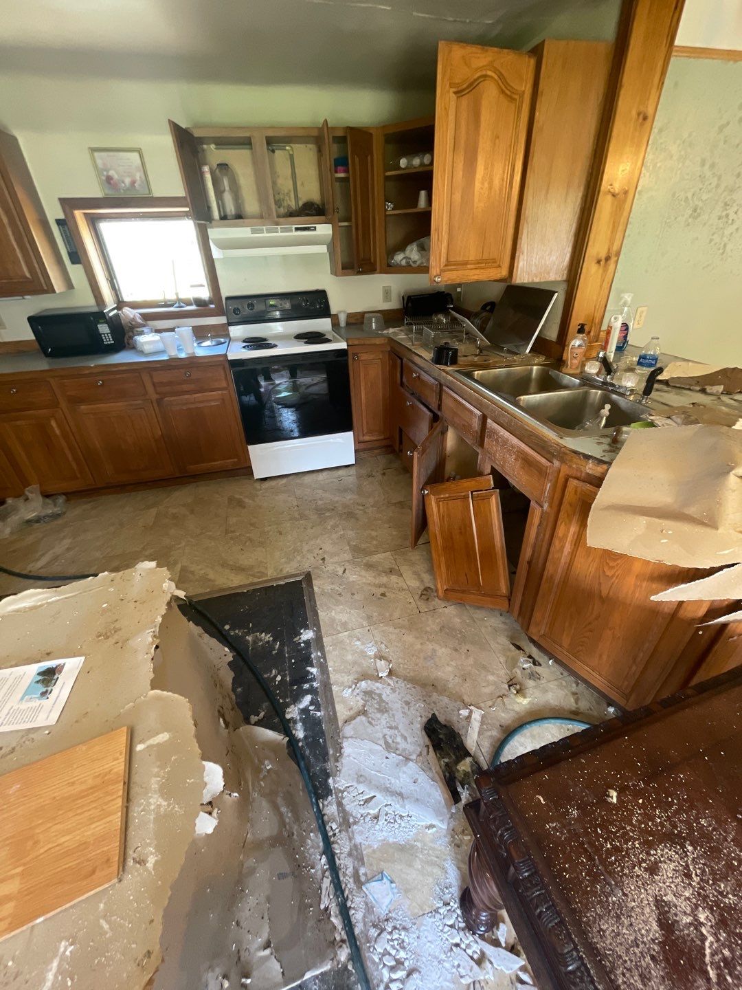 Project in Croswell by EzDry Water Mitigation & Property Restoration