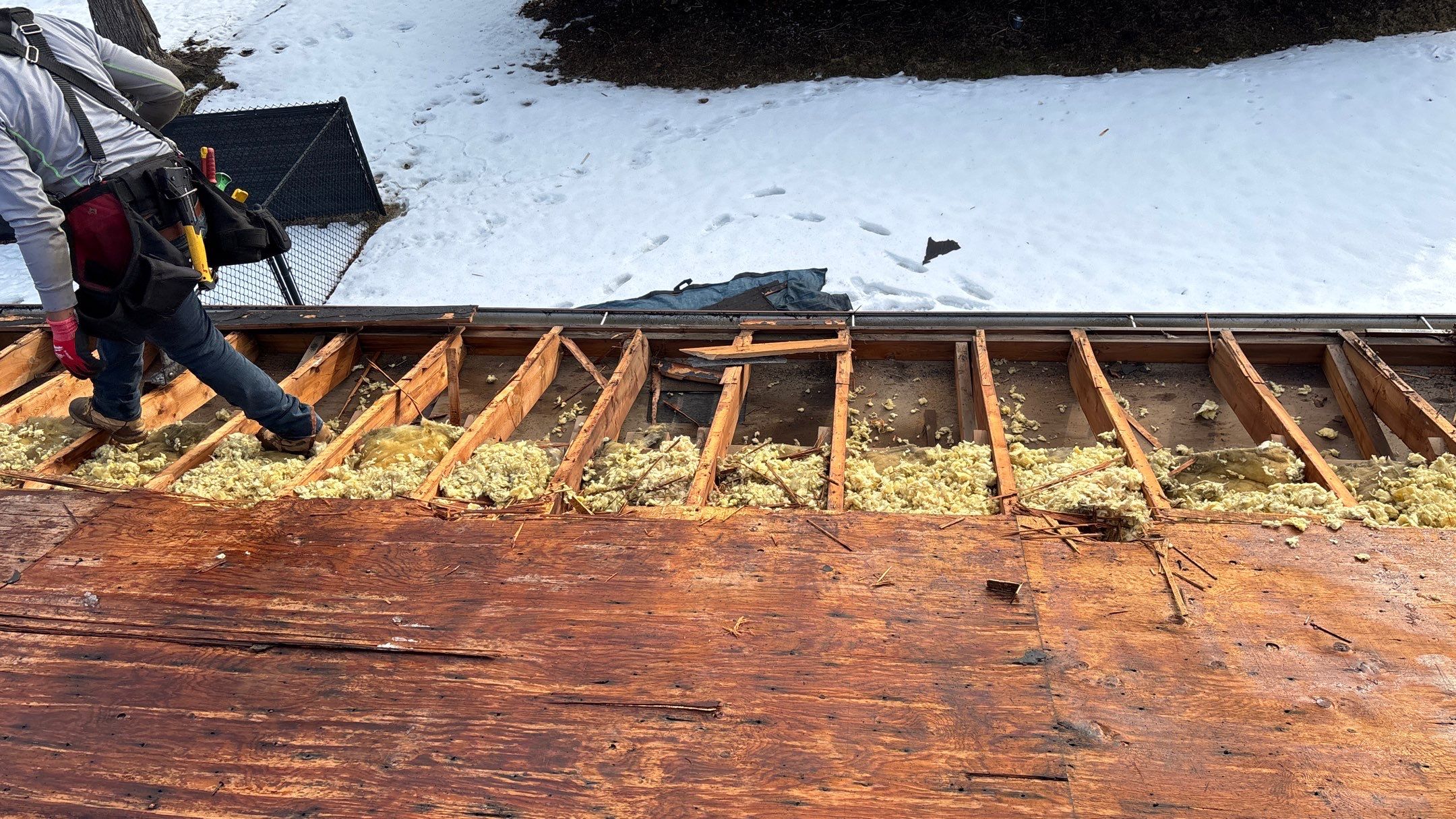 Roof Replacement using Owens Corning Brown Wood by 180 Contractors