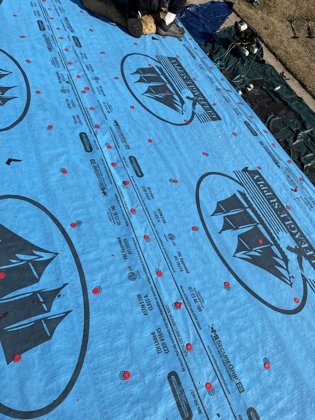 Residential Roofing Installation using Roof Replacement by American Roofing & Construction LLC