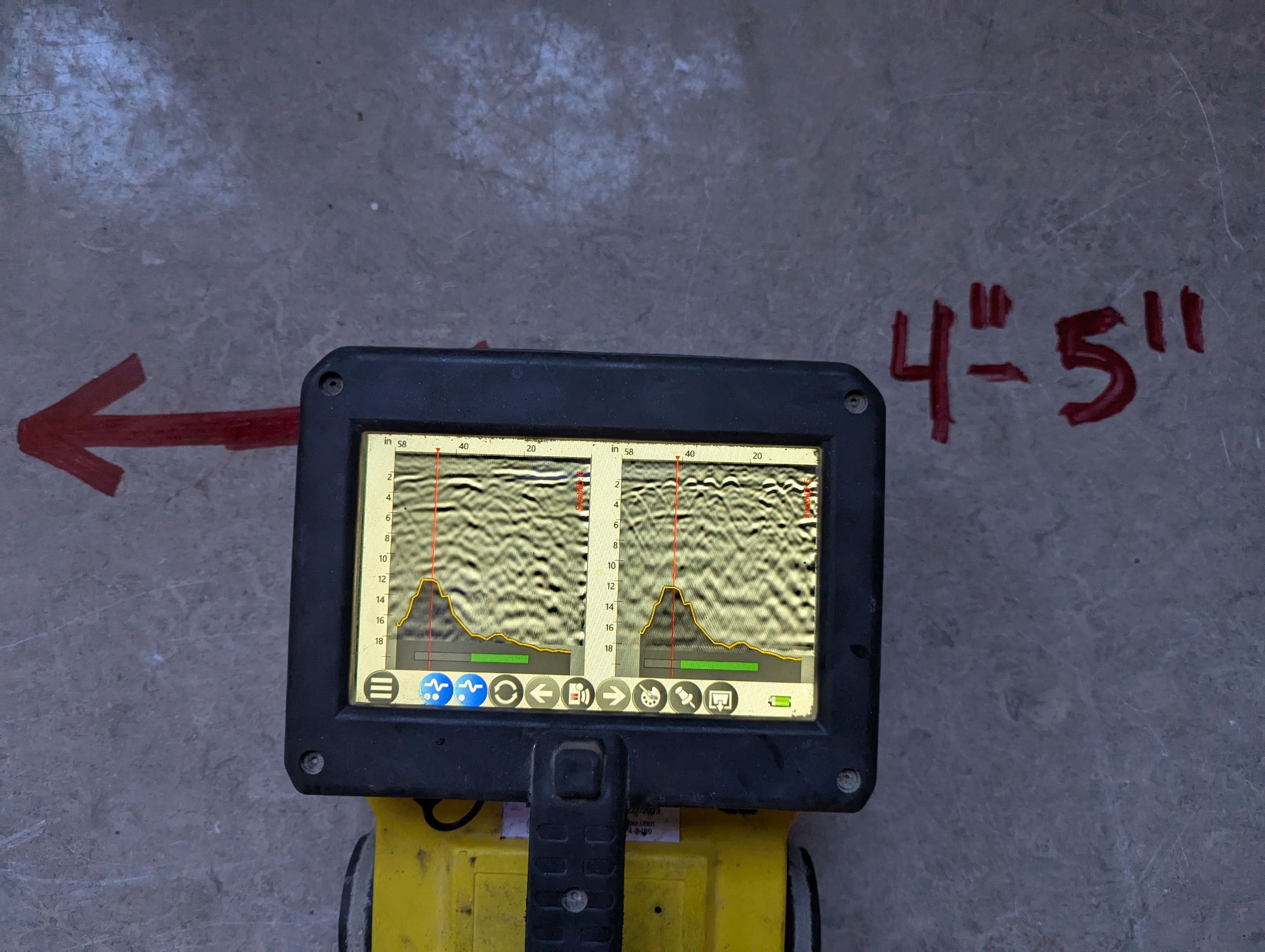 Concrete Scanning using Concrete GPR Scanner by Alsip Locating Service, LLC