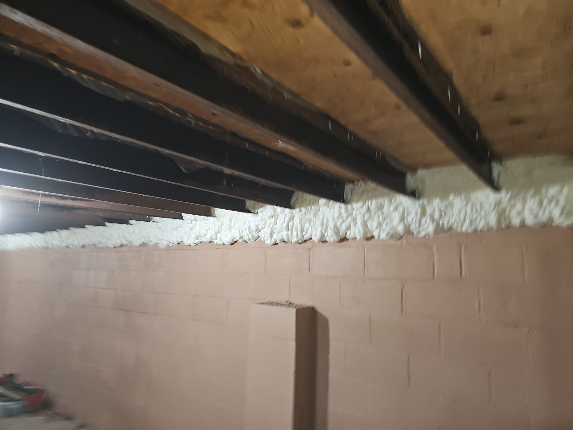Attic Insulation using open cell spray foam by NYS Foam & Energy