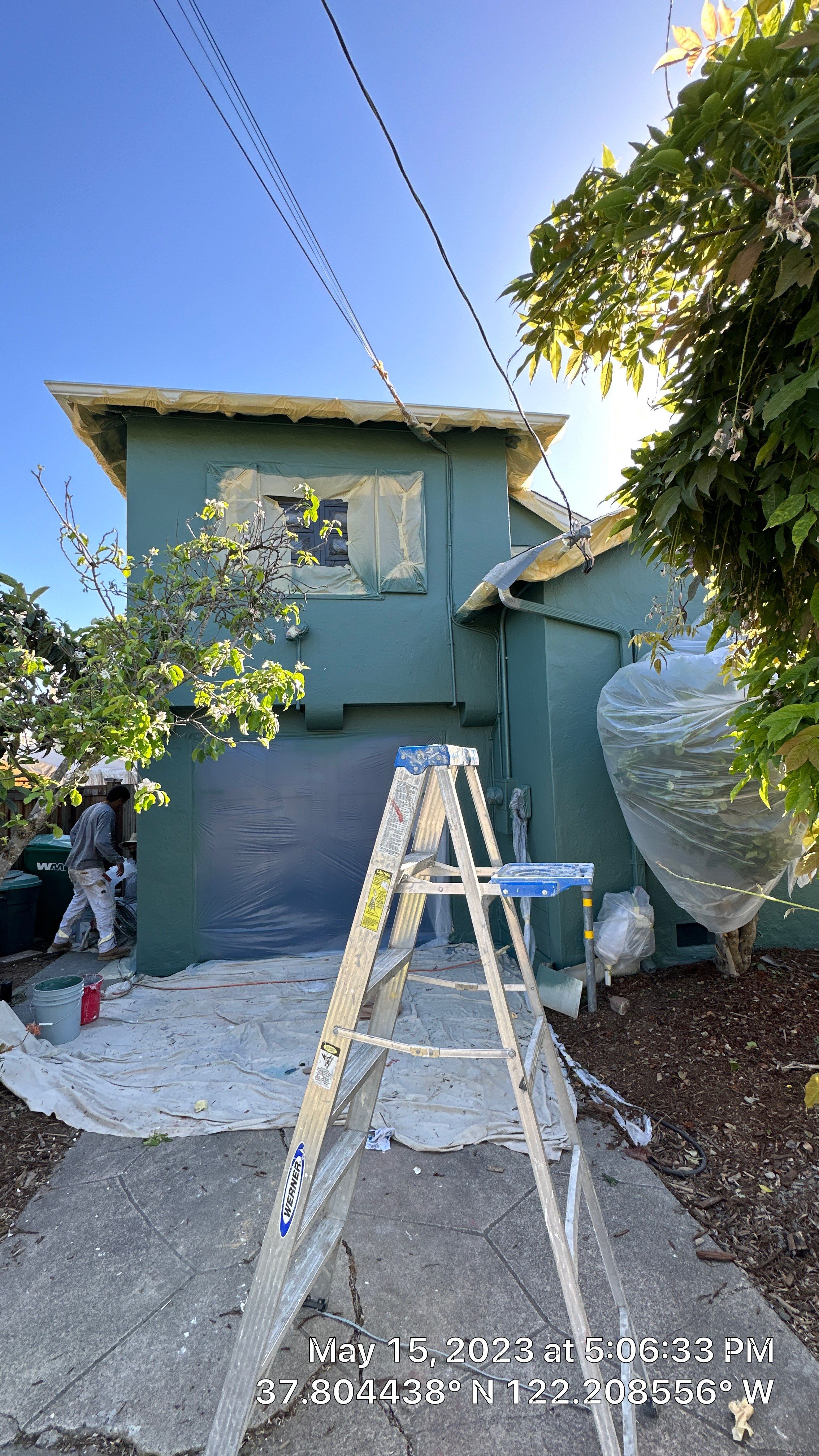 Exterior weatherproofing painting   by Herrera’s Bay Area Painting inc.