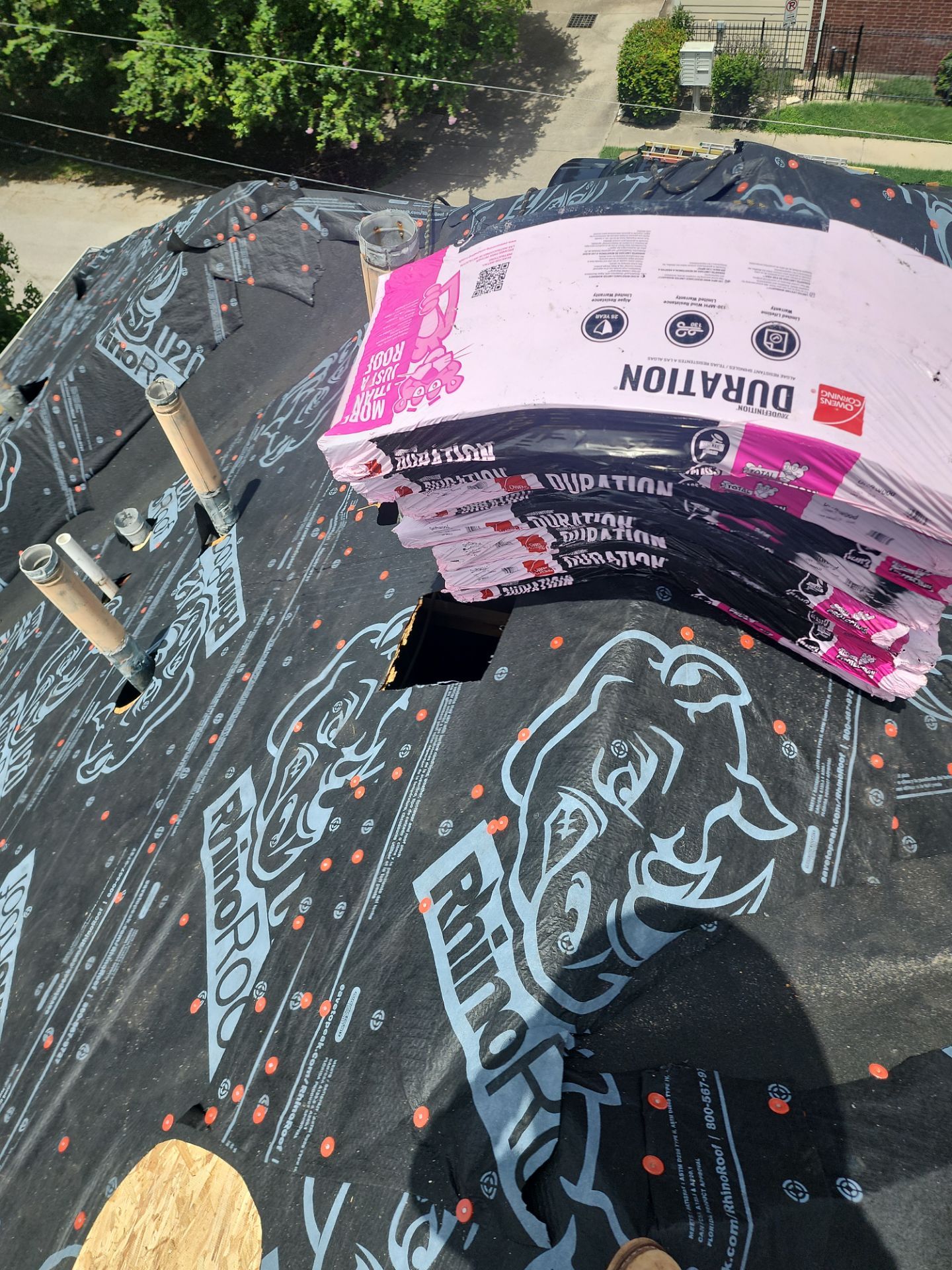 Residential Roofing Repair using Owen's Corning Duration (Lifetime) Shingles by Roof Repair Company