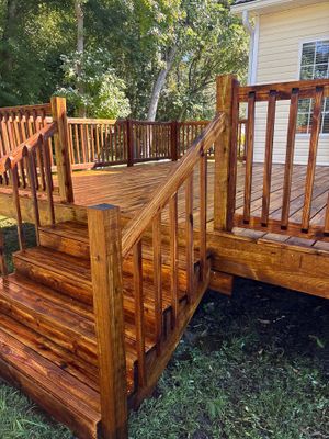 Wood Deck using Wood Sealant