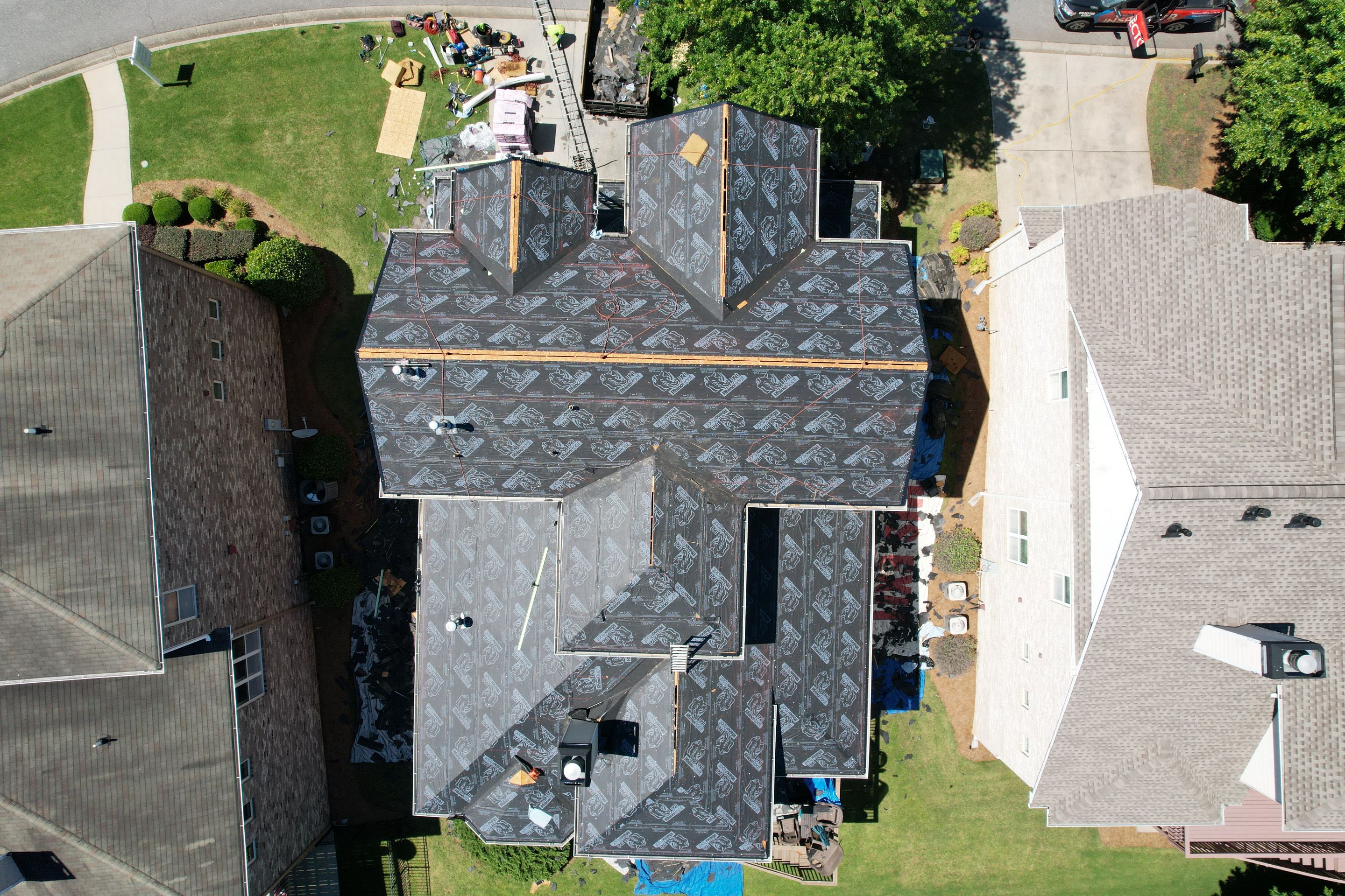Residential Roofing Installation using Owens Corning by Inspector Roofing and Restoration
