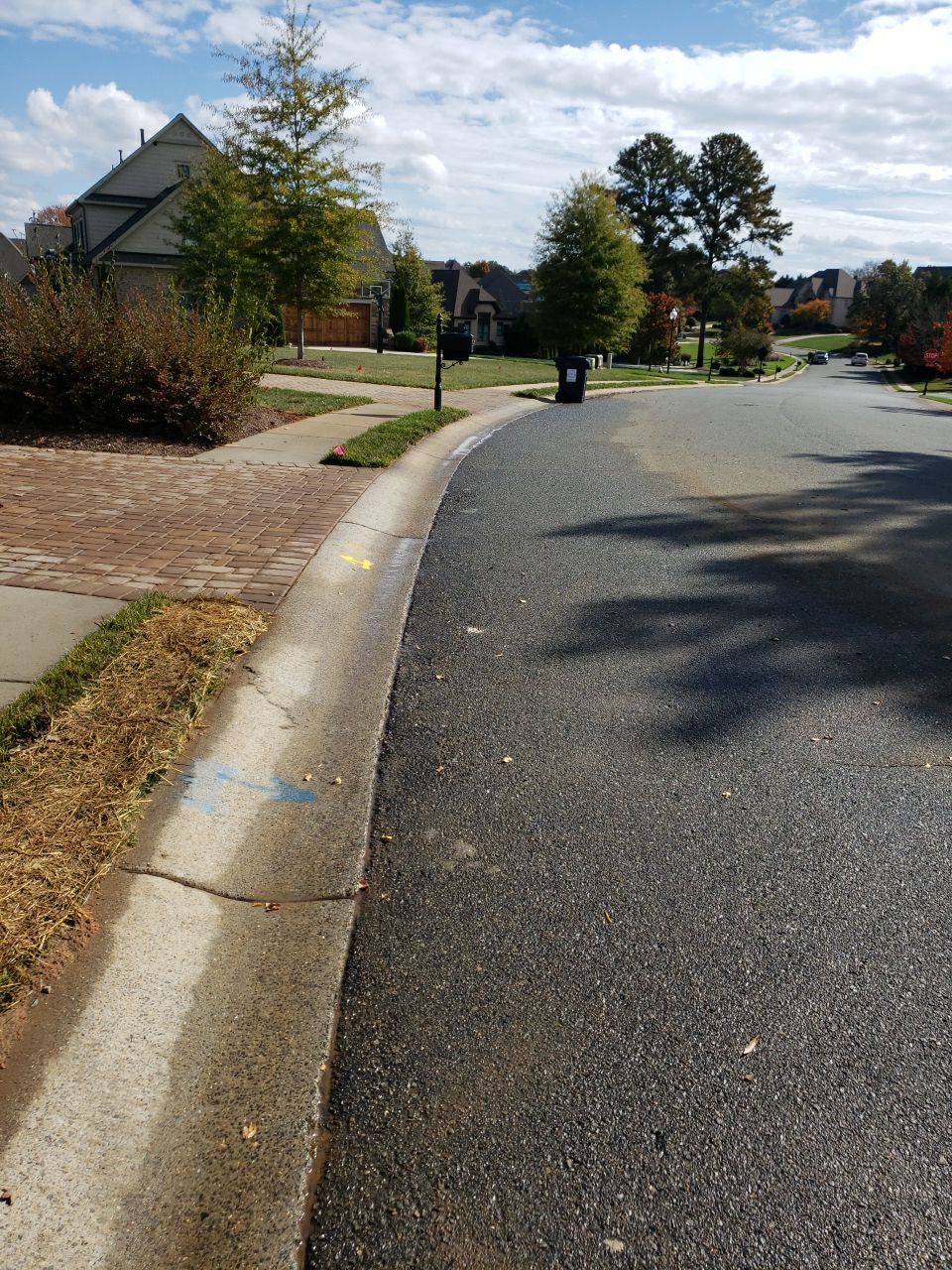 Driveway Clean using cleaner by Power Wash Masters LLC