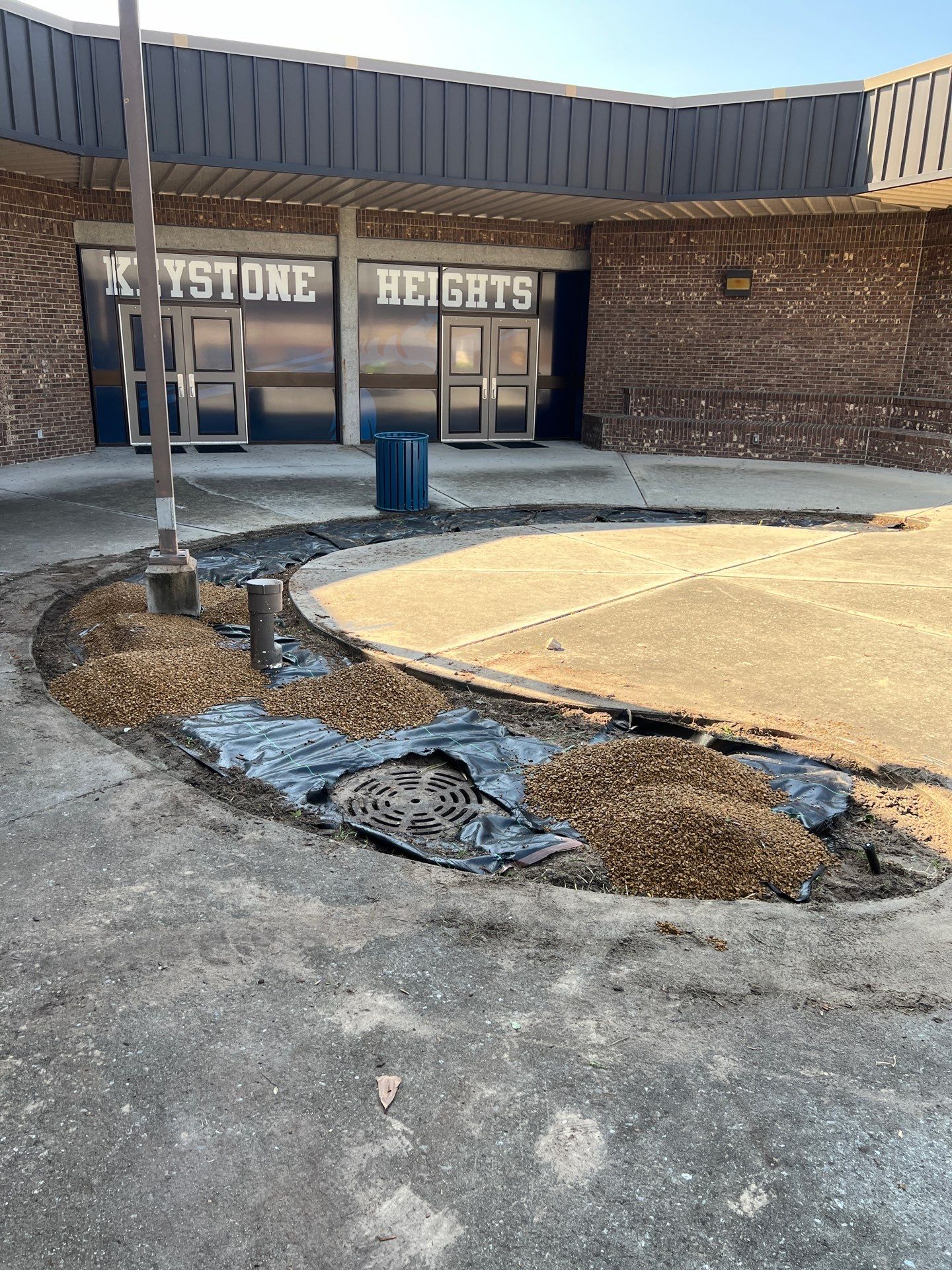 Landscape Install | Keystone Heights HS by ProGreen Services
