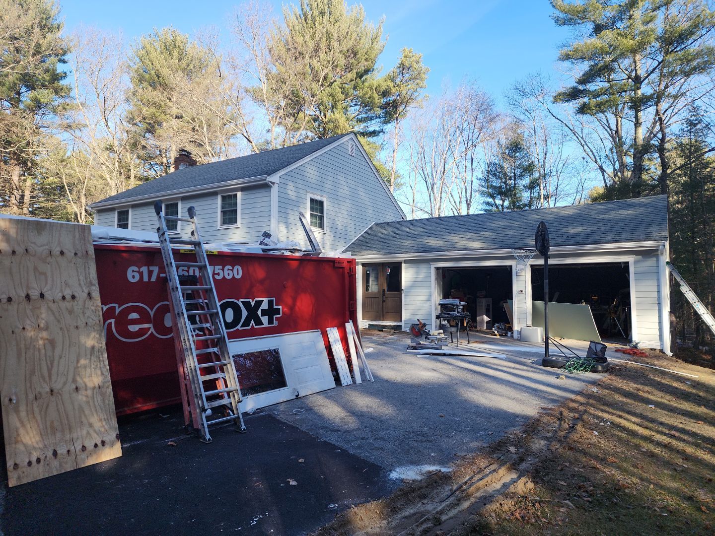 Exterior remodeling in Carlsile, MA by UBrothers Construction