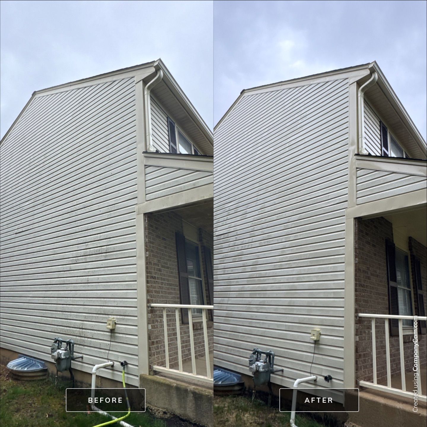 Project in Island Lake by Simmons Power & Soft Washing