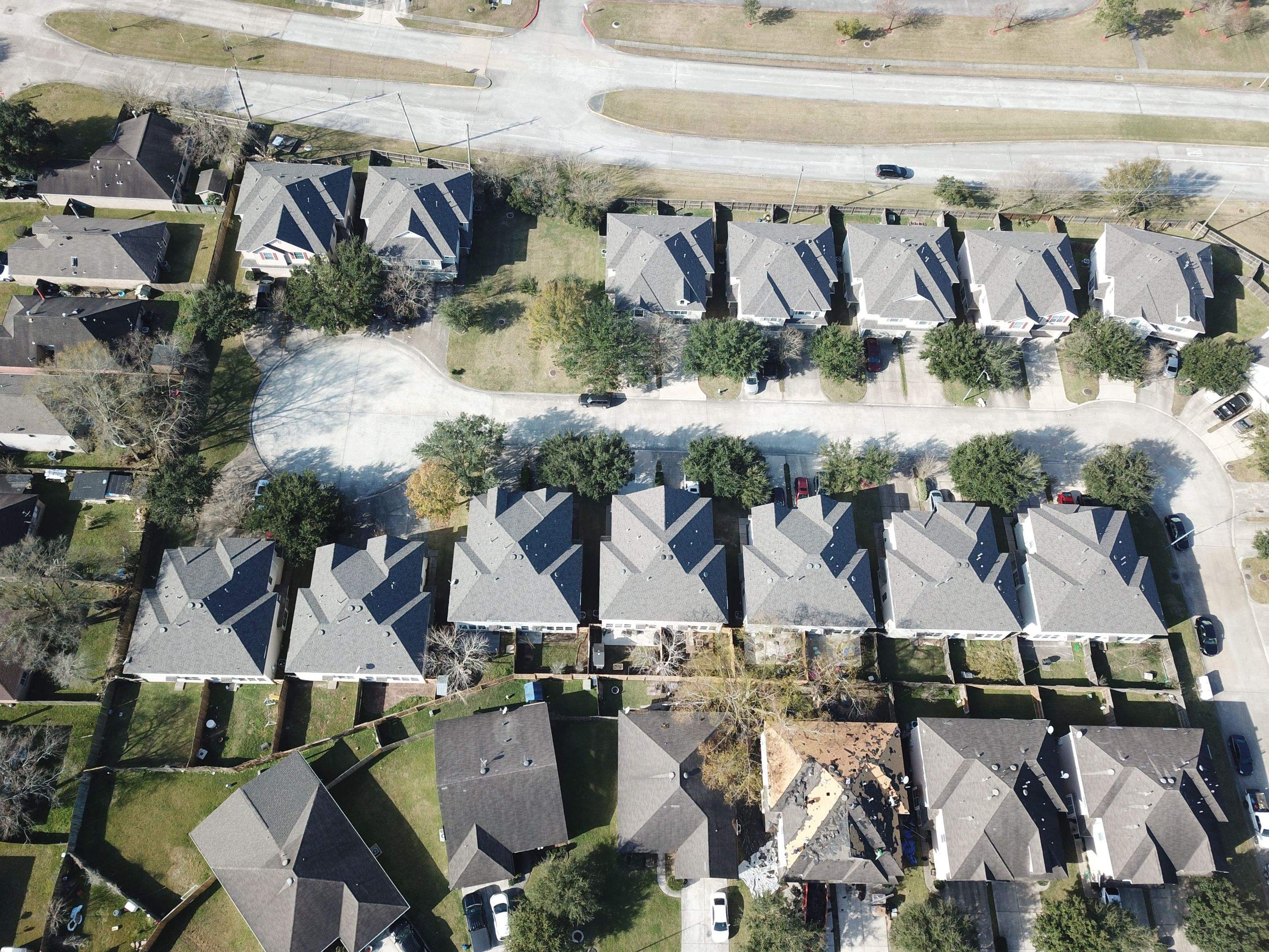 Townhome Community by STX Roofing