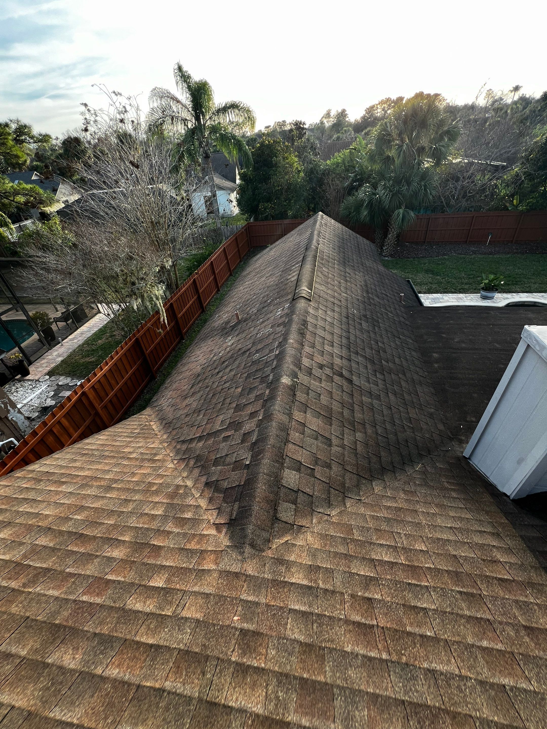 Asphalt Architectural Shingle Roof Replacement and Solar Integration in Longwood by Fortified Roofing Solutions Corp.