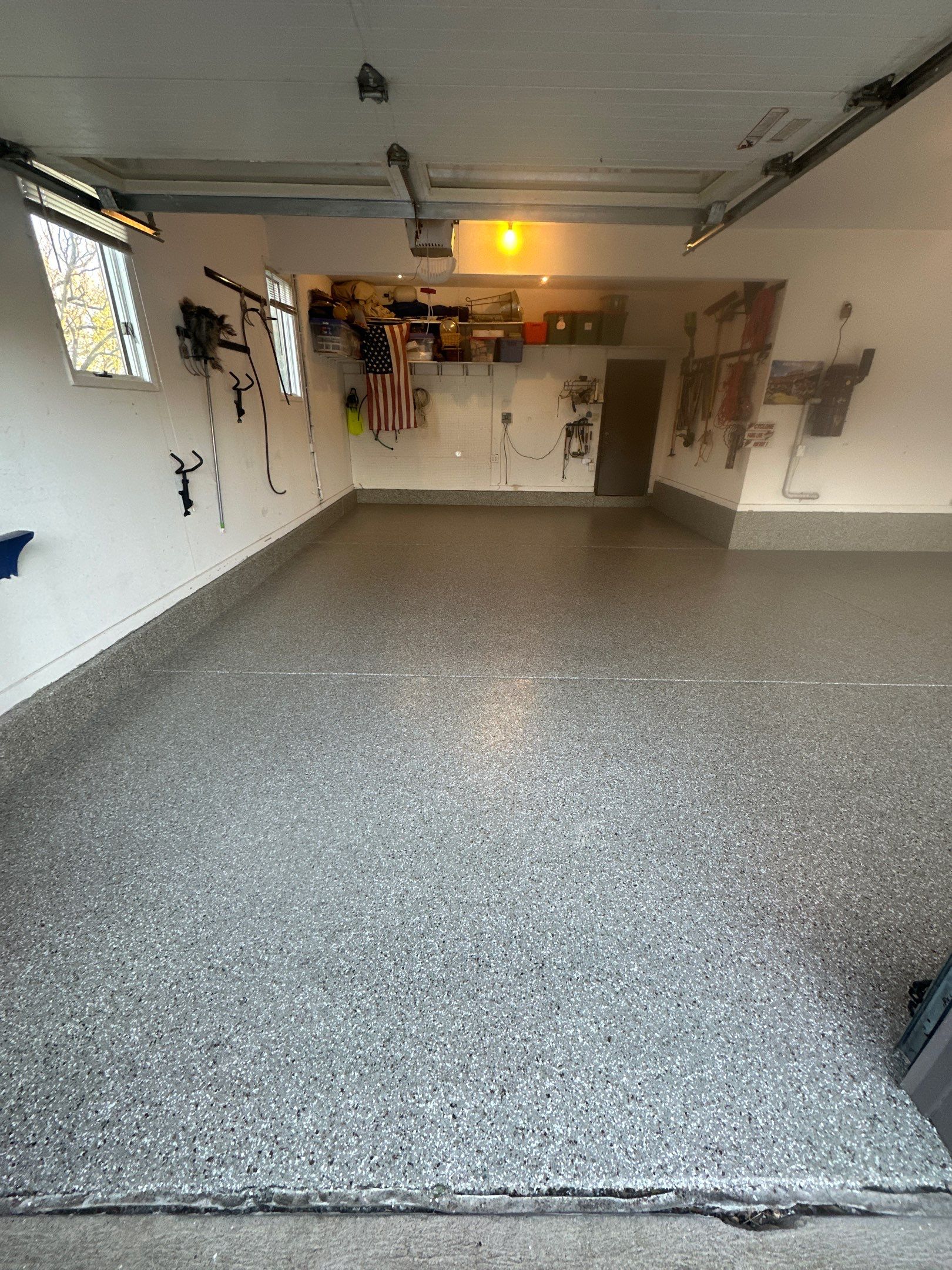 Just look at that before and after!  by Revival Concrete Coatings
