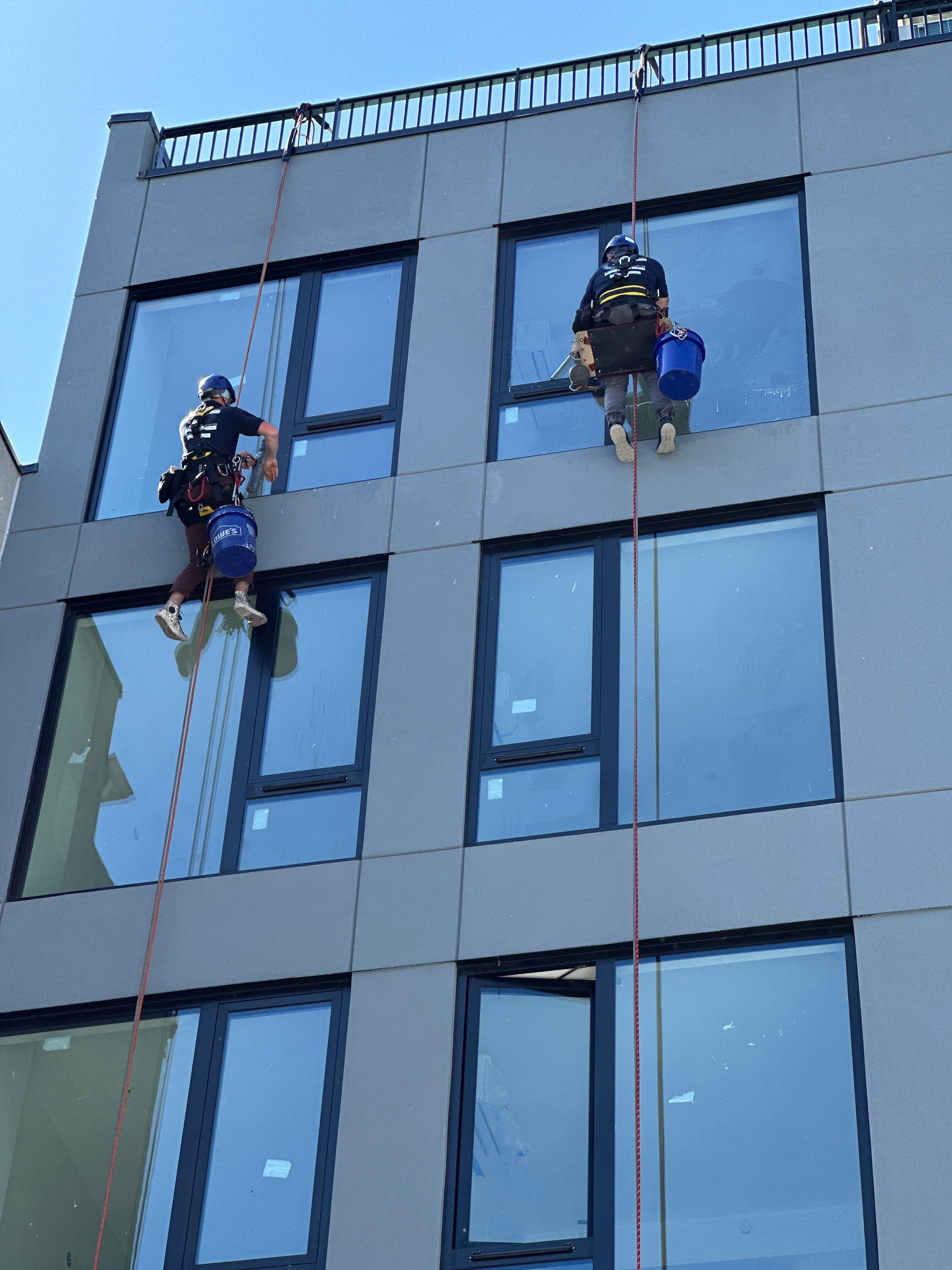 Post Construction Window Clenaing by Total Window Service