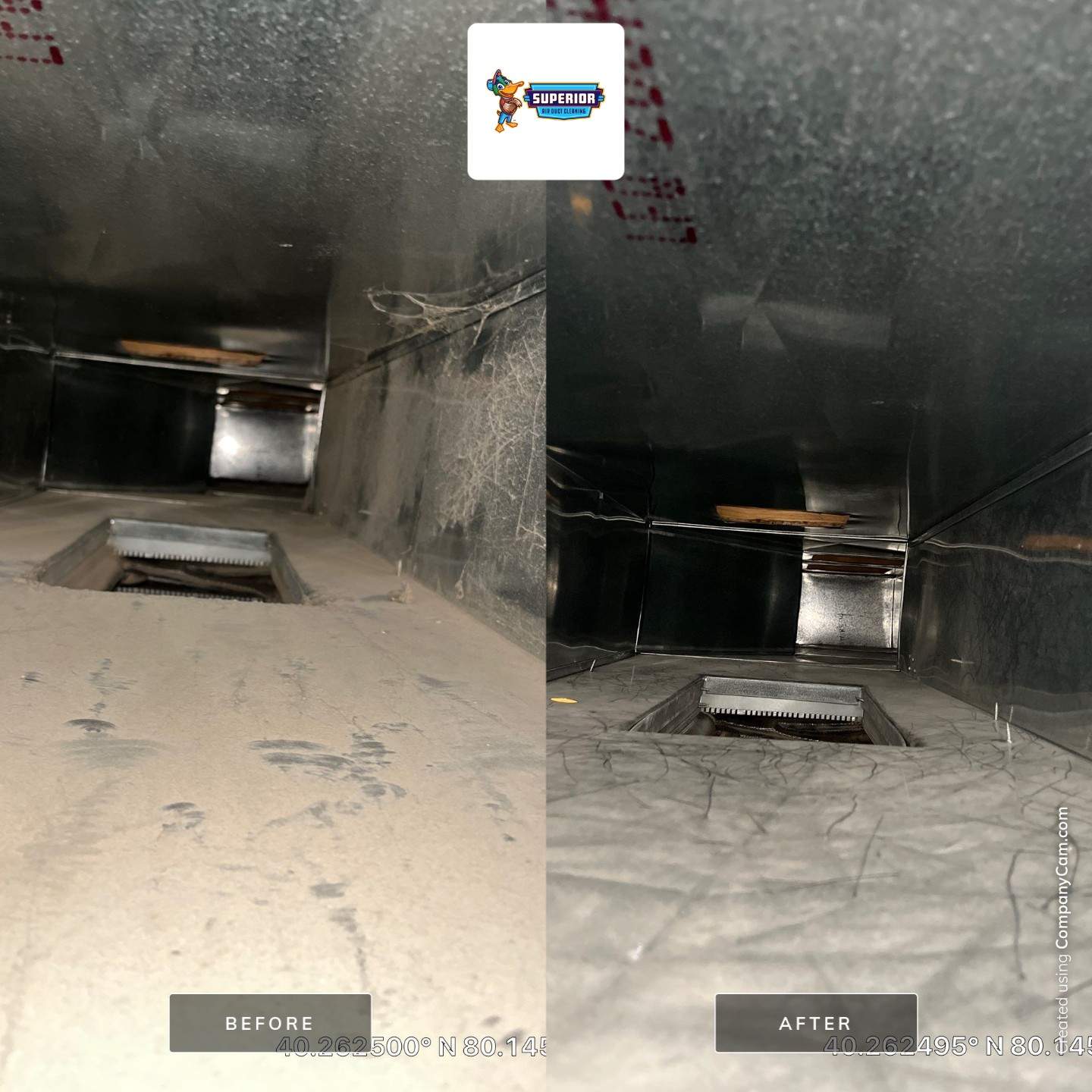 Air Duct Cleaning With a Vacuum Truck in Canonsburg, PA by Superior Air Duct Cleaning