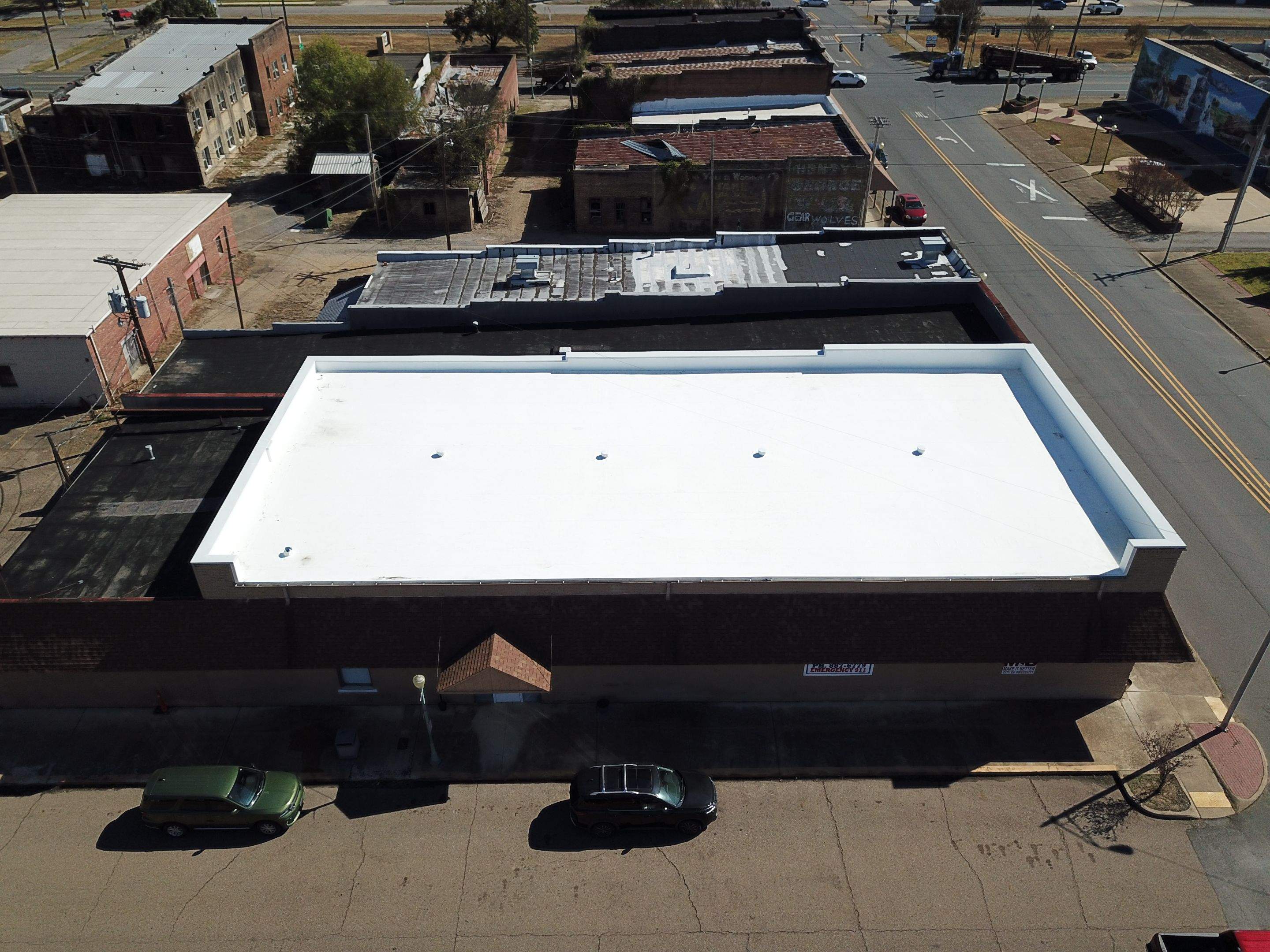 Police Department of Prescott, Arkansas by Hostetler Roofing