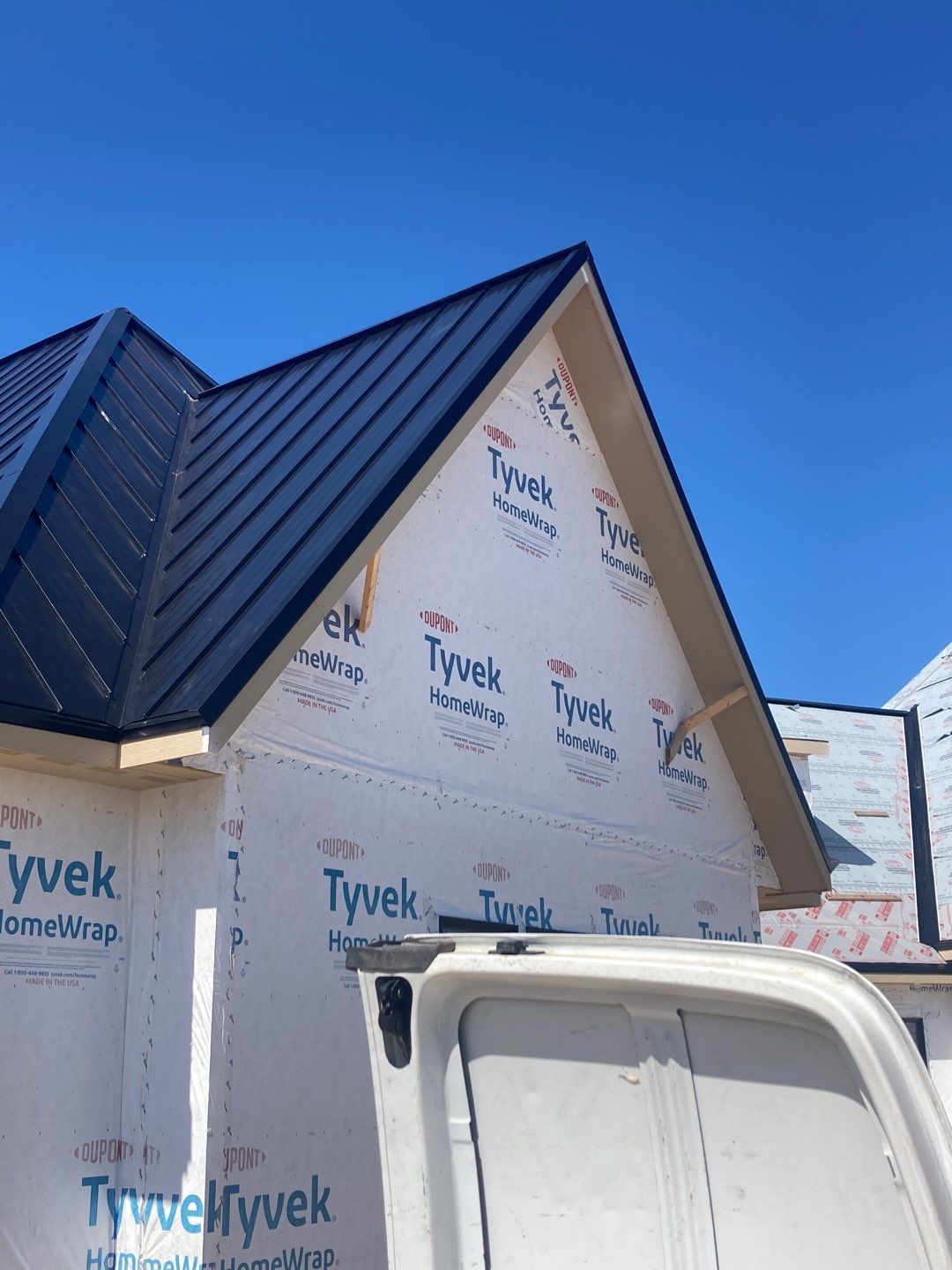 Metal roofing using Standing Seam by Total Restoration Services