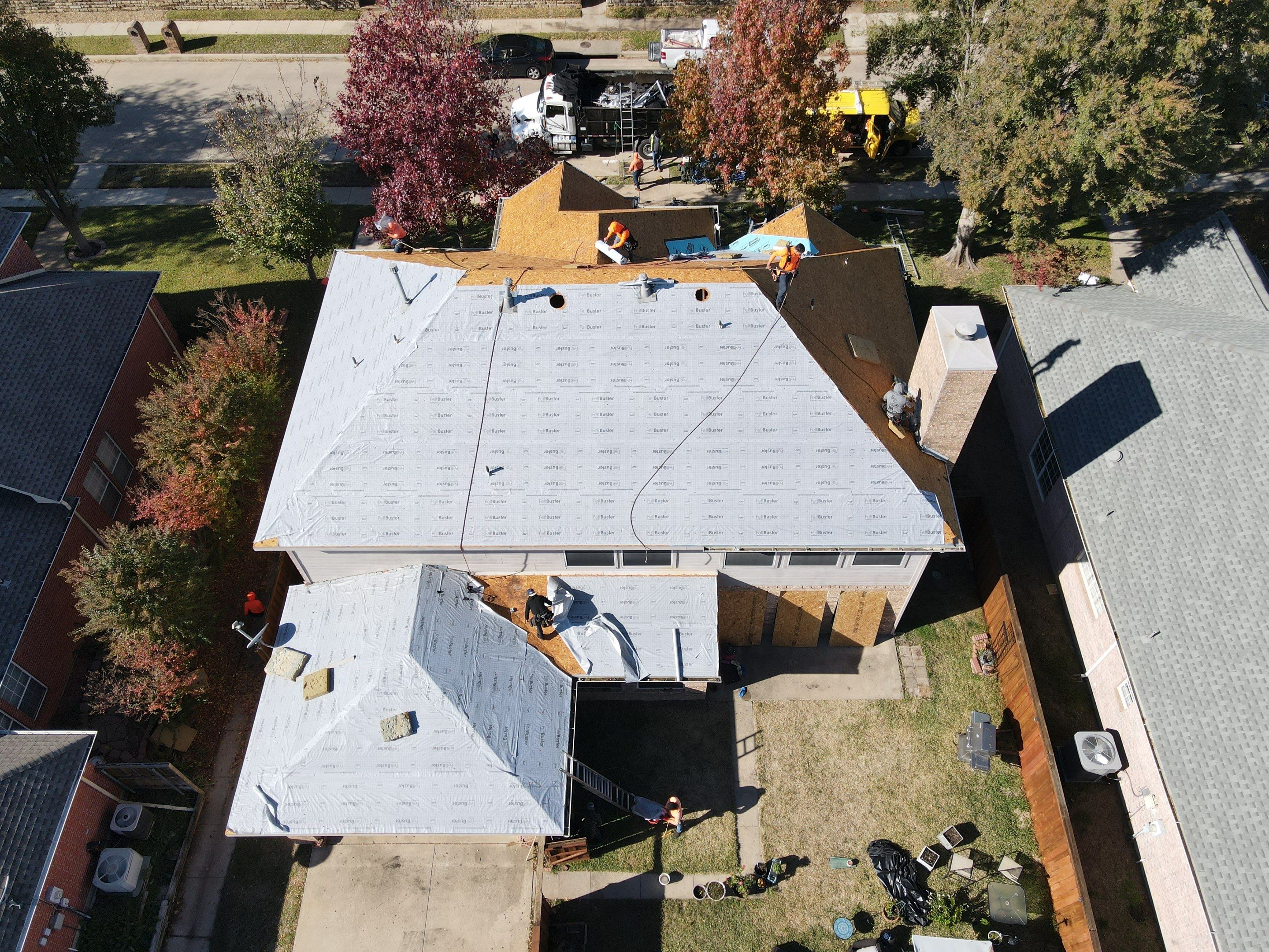 Residential Roofing Installation using GAF ArmorShield II by Lighthouse Contractors