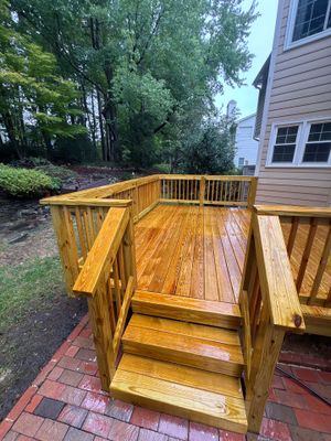 Deck using Wood Sealant