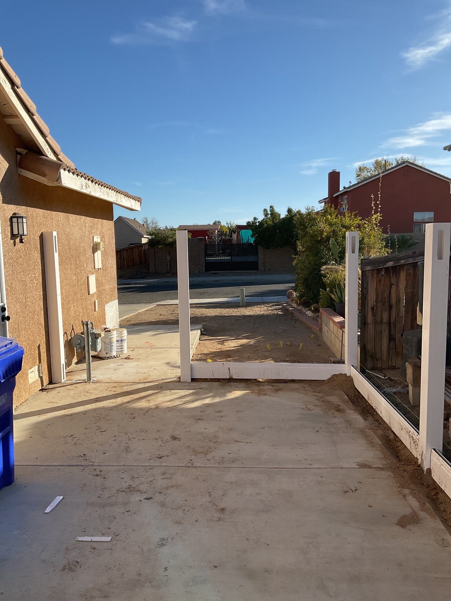 Fence Installation using Vinyl by Fence Guys Inc.