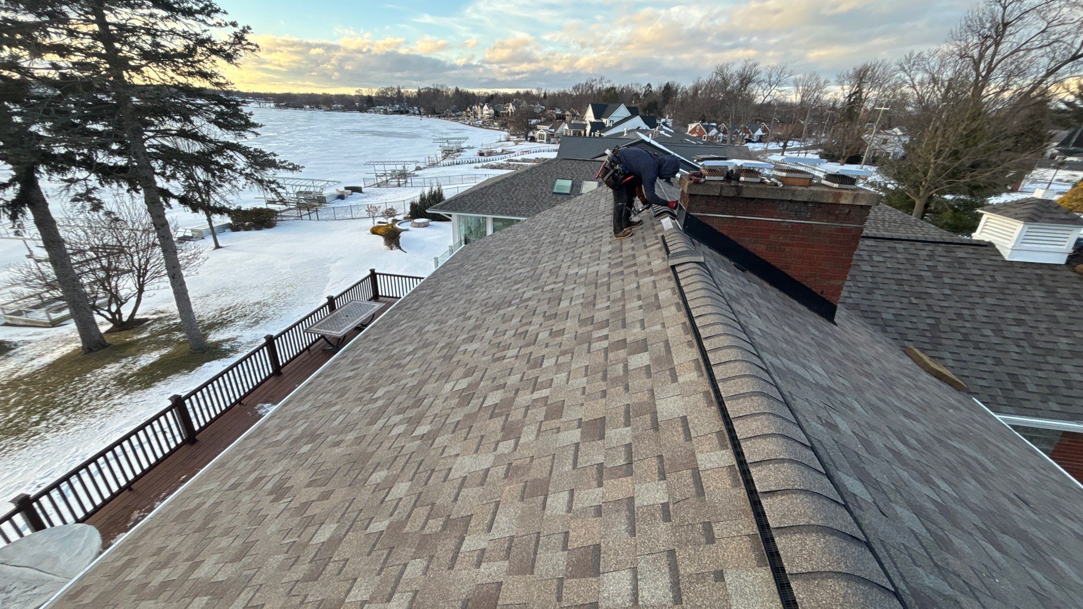 Roof Replacement using Owens Corning Duration Flex by 180 Contractors