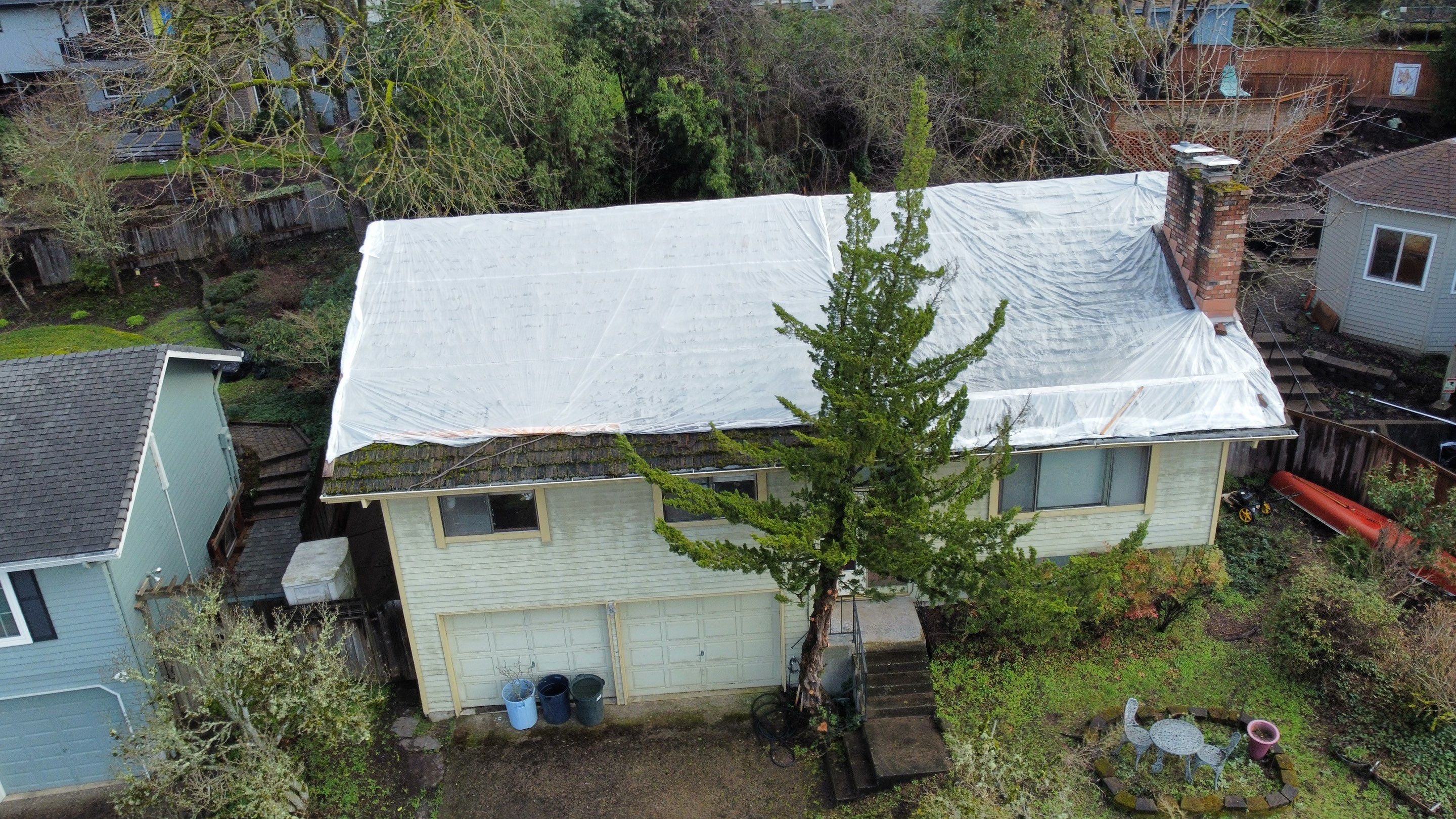 Residential Roofing Installation using IKO Dynasty (Color: Granite Black) by Orezona Building & Roofing Company, Inc.