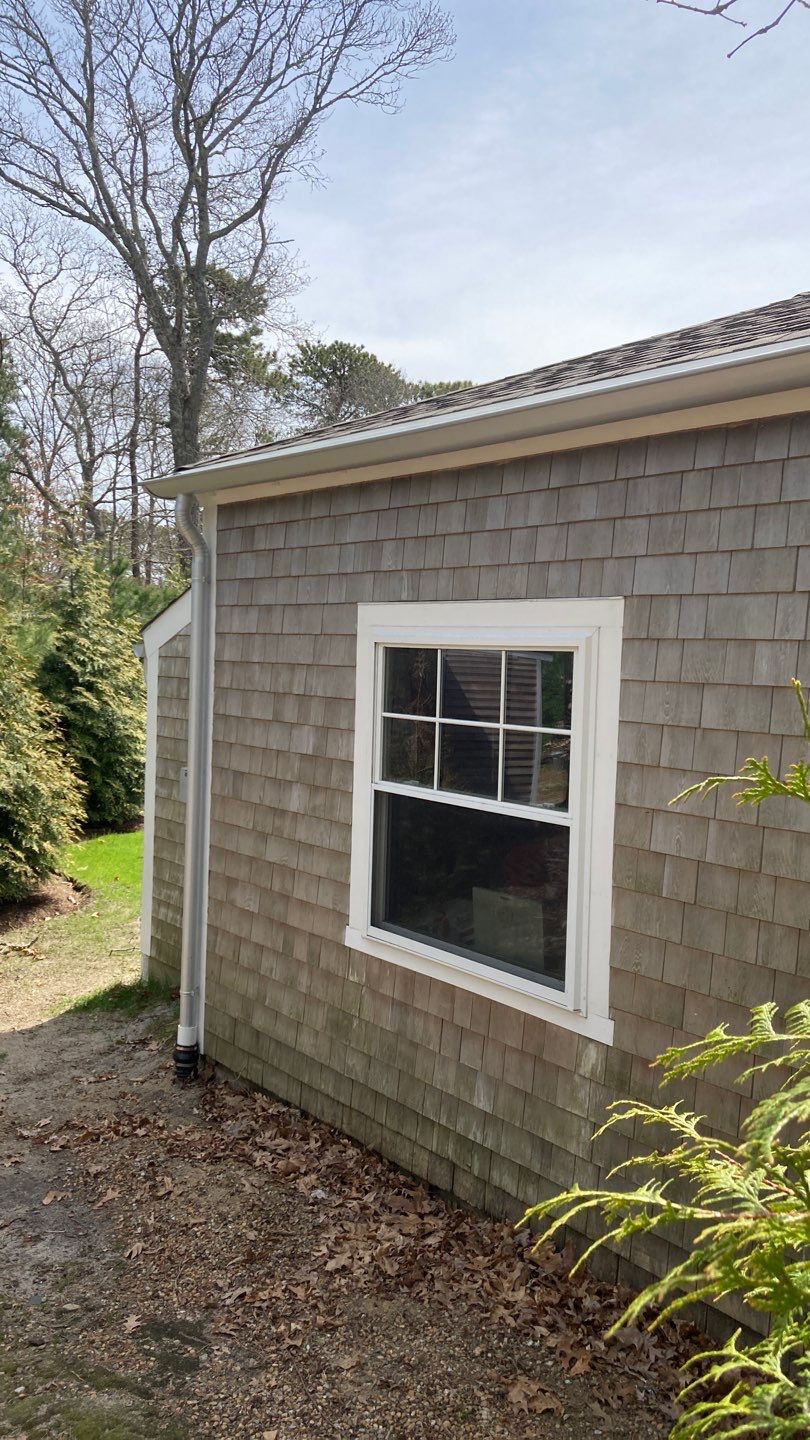 Gutter Installation using 6" Half Round Galvalume Gutter by Gutter Pro Enterprises