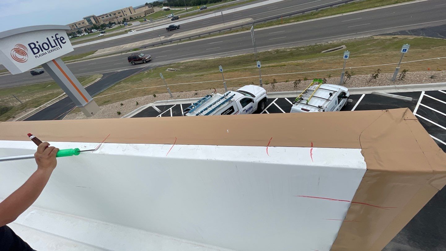 Bio-Life Commercial Roof Replacement using IB Systems PVC by Roof Experts