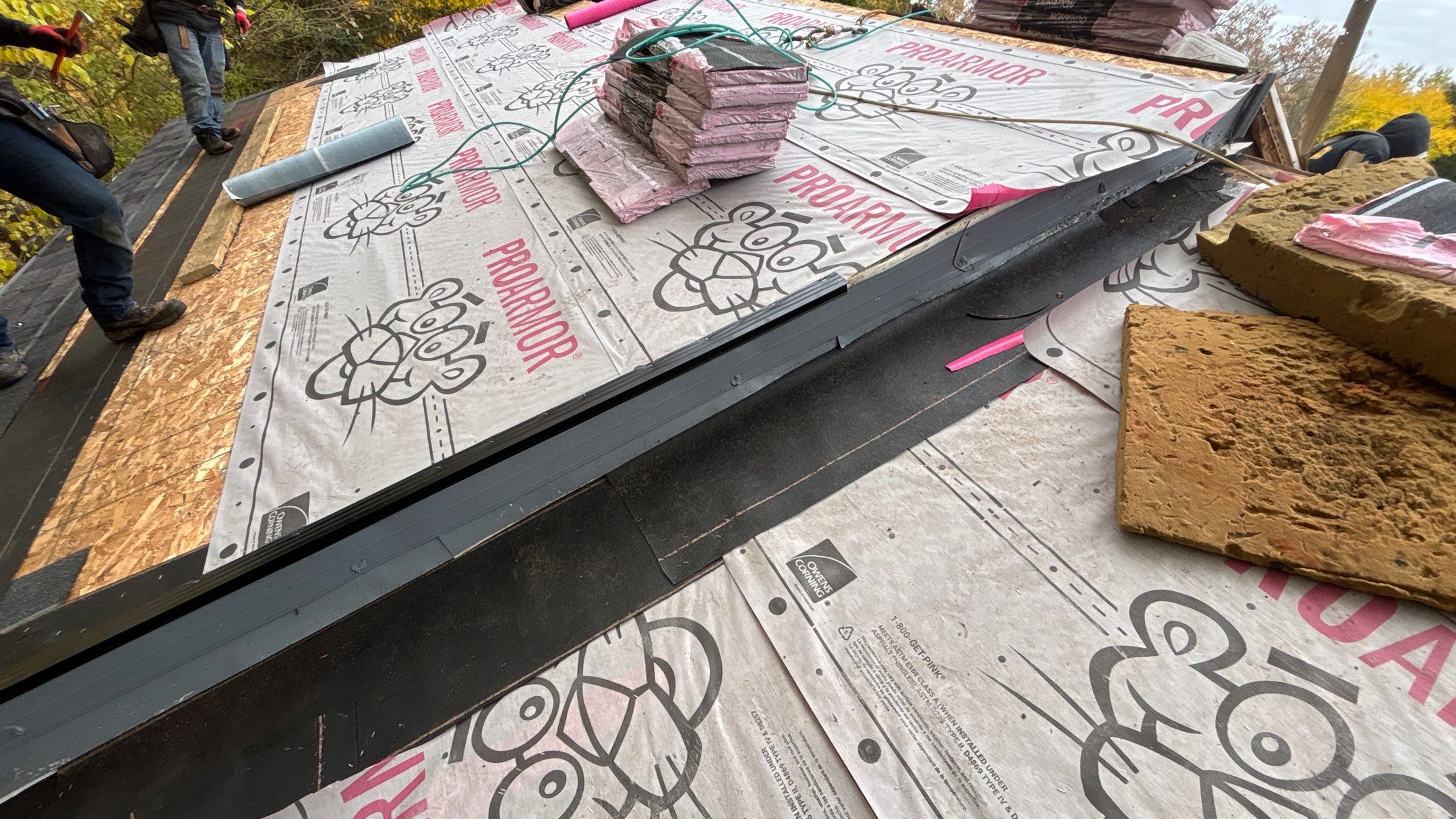 Roof Replacement using Owens Corning Midnight Plum by 180 Contractors