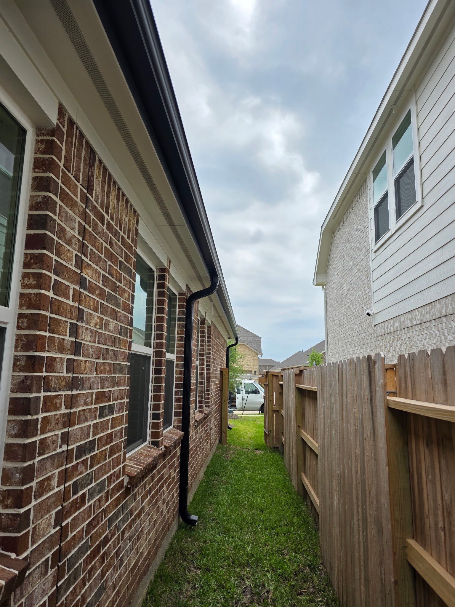 Gutter Install Project in Katy, TX by Proud Roofing