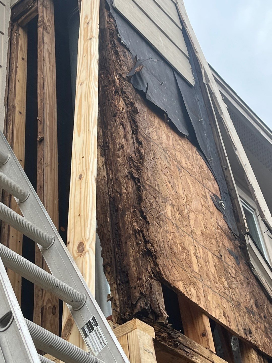 Chimney looks good but its BAD! by Bayfront Roofing and Construction